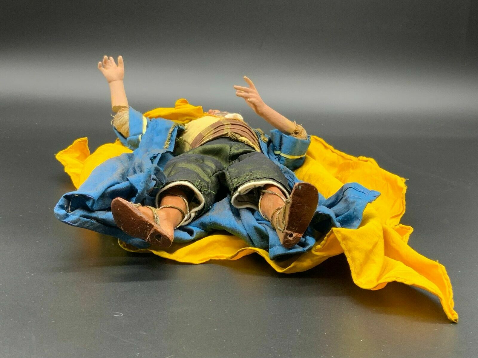 NEAPOLITANISCHE KRIPPENFIGUR HEILIGER JOSEF 32cm – Bild 13