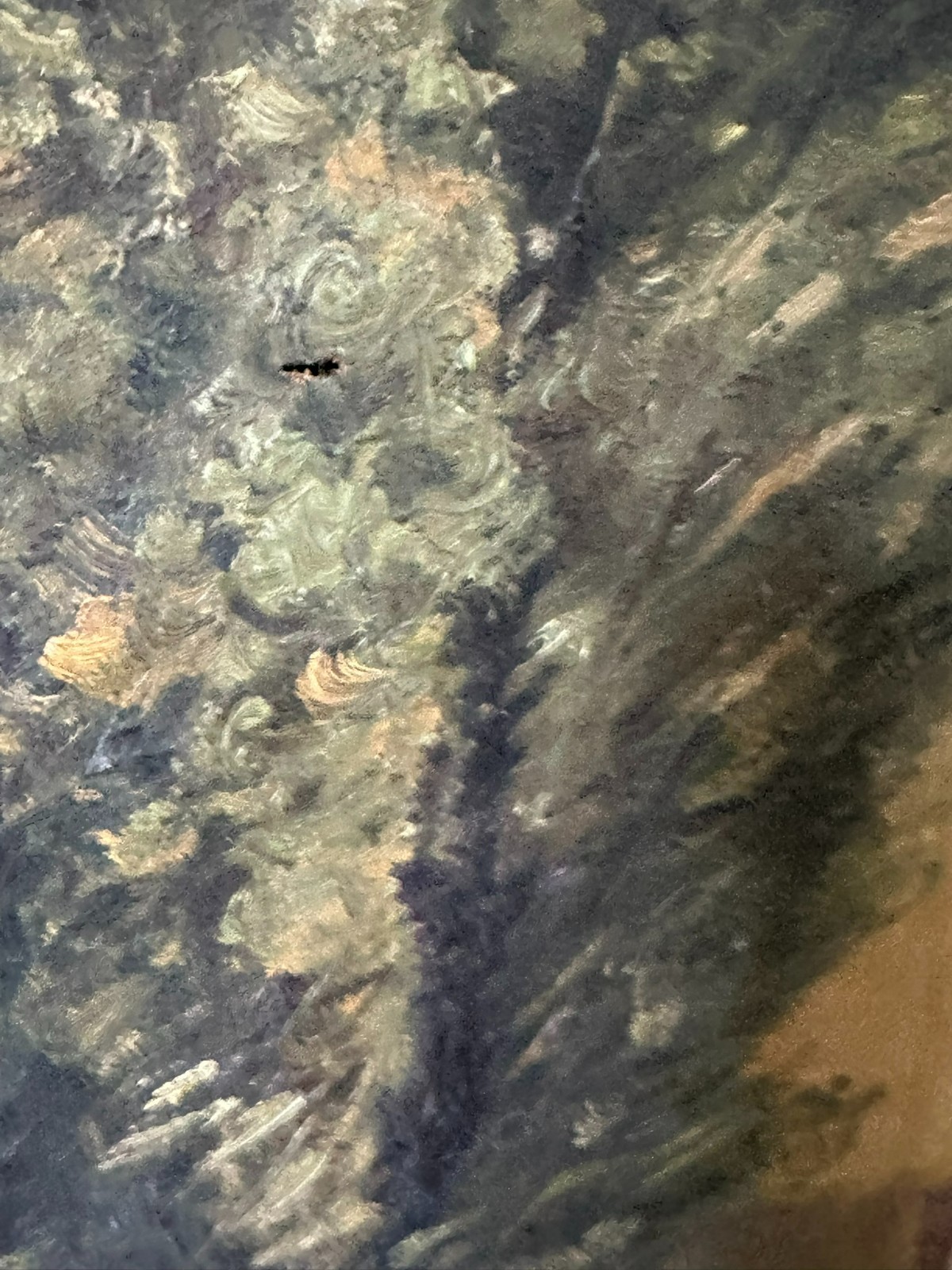 ALTES ÖLGEMÄLDE NICHT SIGNIERT LANDSCHAFT MIT BÄUMEN – Bild 15
