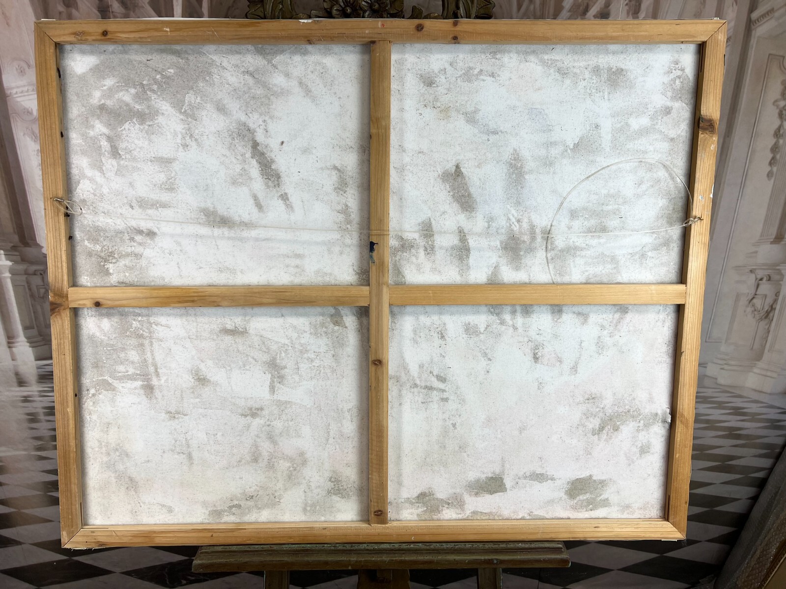 SEHR GROSSES MODERNES ÖLGEMÄLDE ABSTRAKT 100x80cm – Bild 16