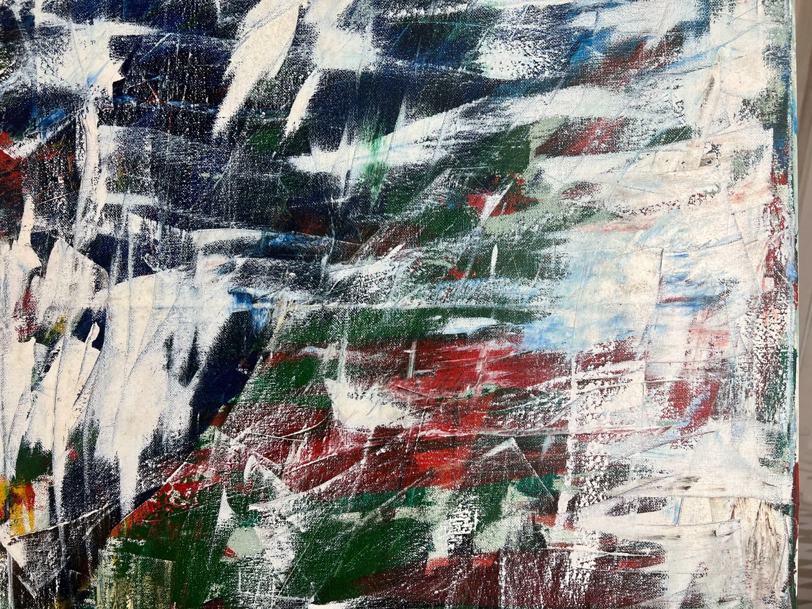 SEHR GROSSES MODERNES ÖLGEMÄLDE ABSTRAKT 100x80cm – Bild 10