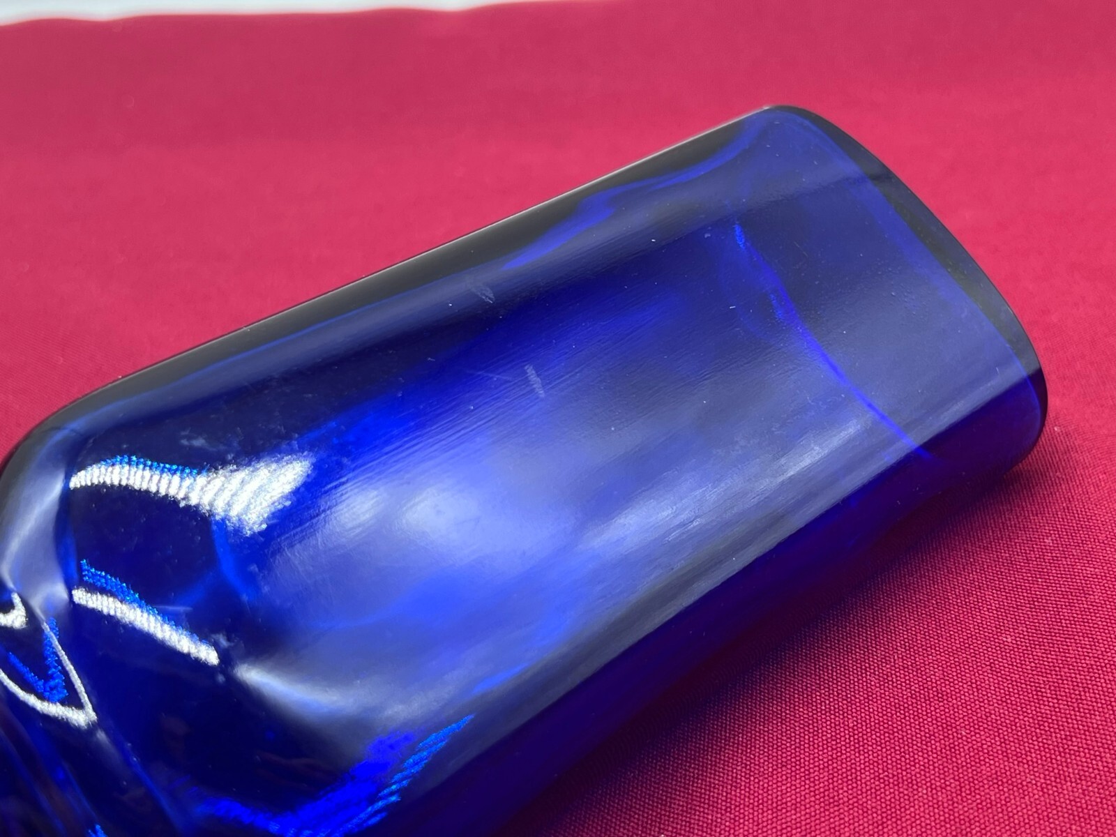 ANTIKE APOTHEKERFLASCHE AUS GLAS MIT KUPFER MONTUR – Bild 12