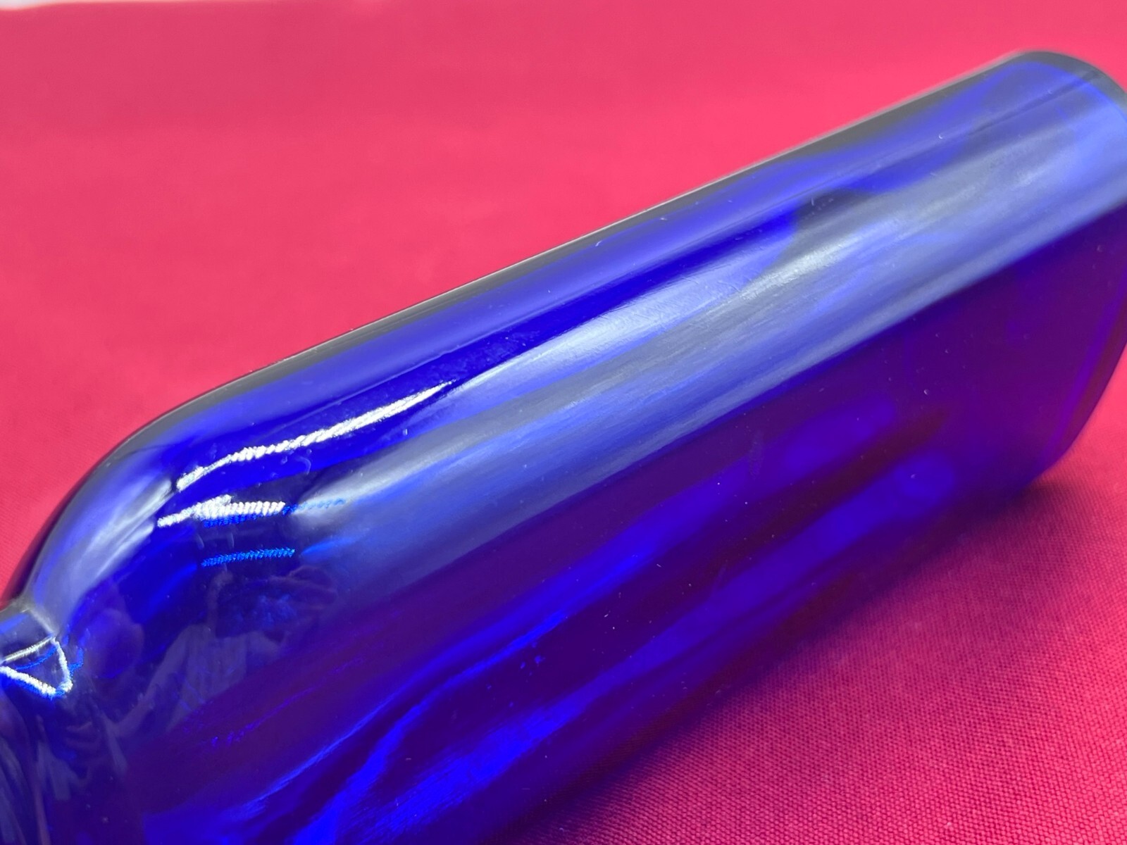 ANTIKE APOTHEKERFLASCHE AUS GLAS MIT KUPFER MONTUR – Bild 13