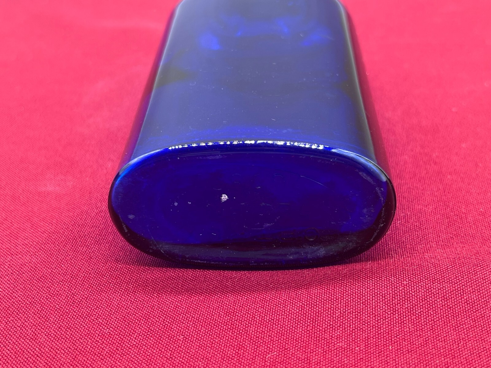 ANTIKE APOTHEKERFLASCHE AUS GLAS MIT KUPFER MONTUR – Bild 15