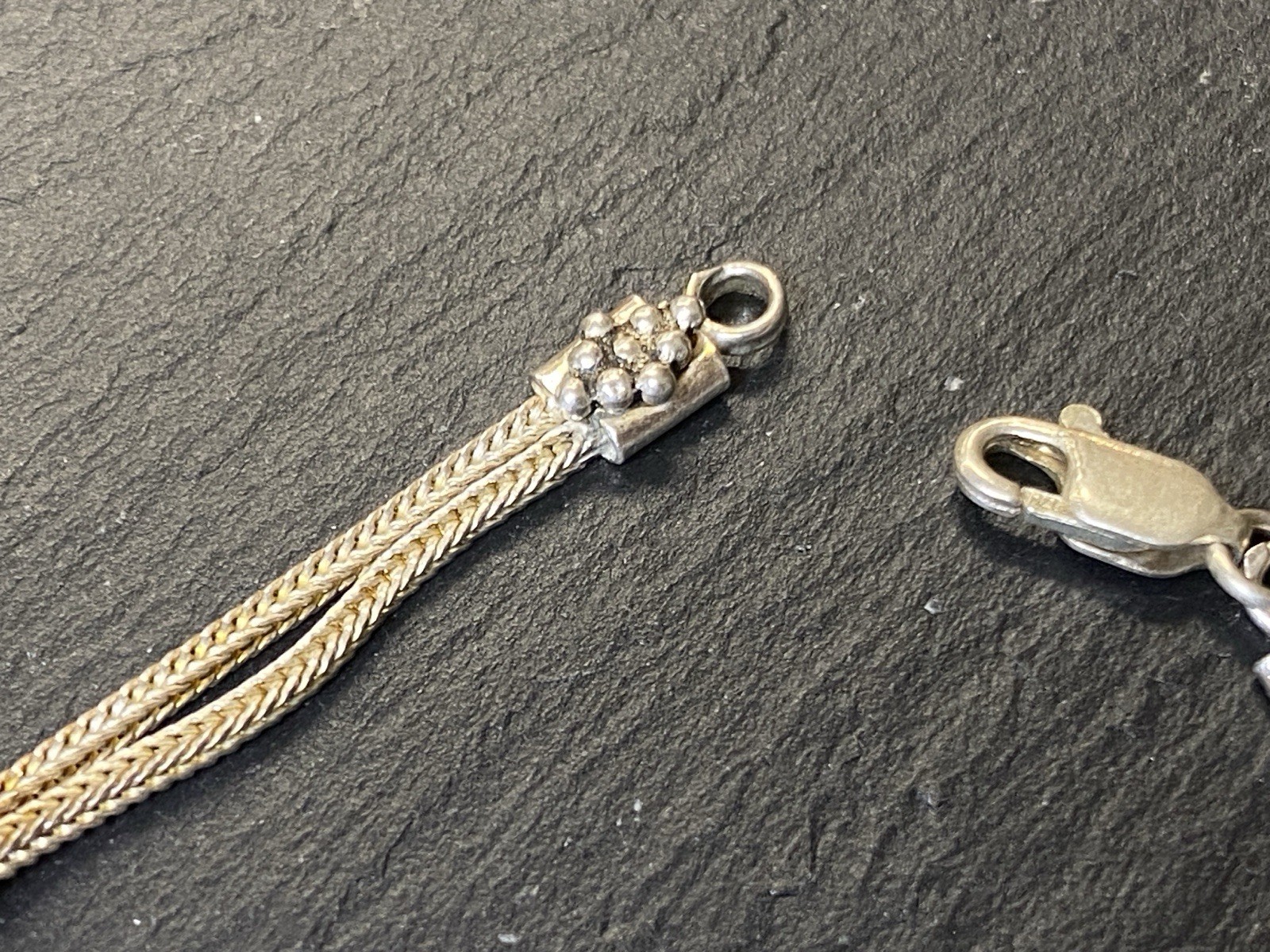 ARMBAND ONYX 925 STERLING SILBER FILIGRANES DEKOR – Bild 5