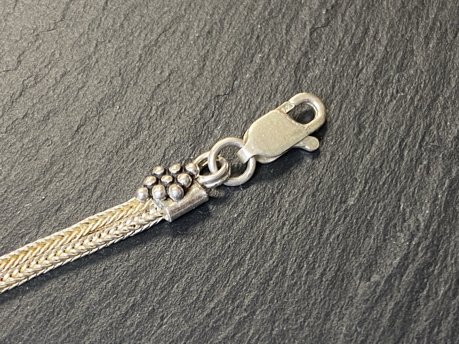 ARMBAND ONYX 925 STERLING SILBER FILIGRANES DEKOR – Bild 8