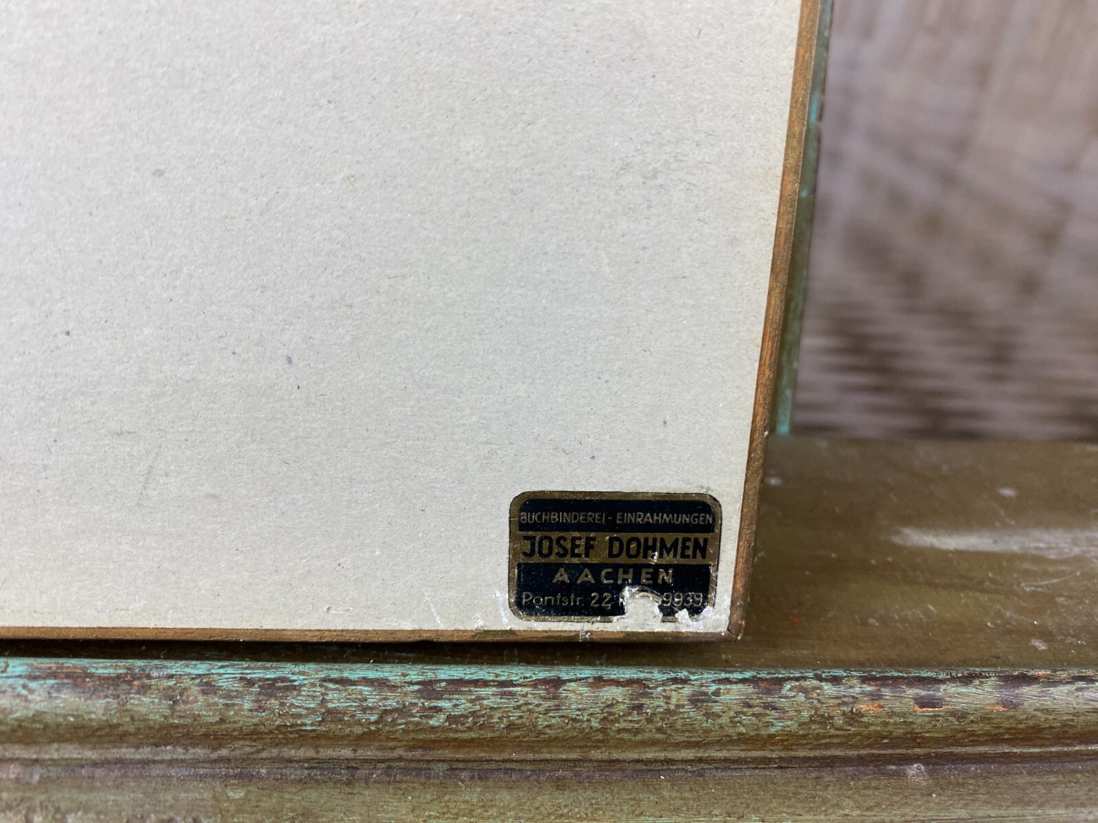 ÖLGEMÄLDE STADT ANSICHT KANAL MIT HÄUSERN GEMÄLDE GERAHMT – Bild 14