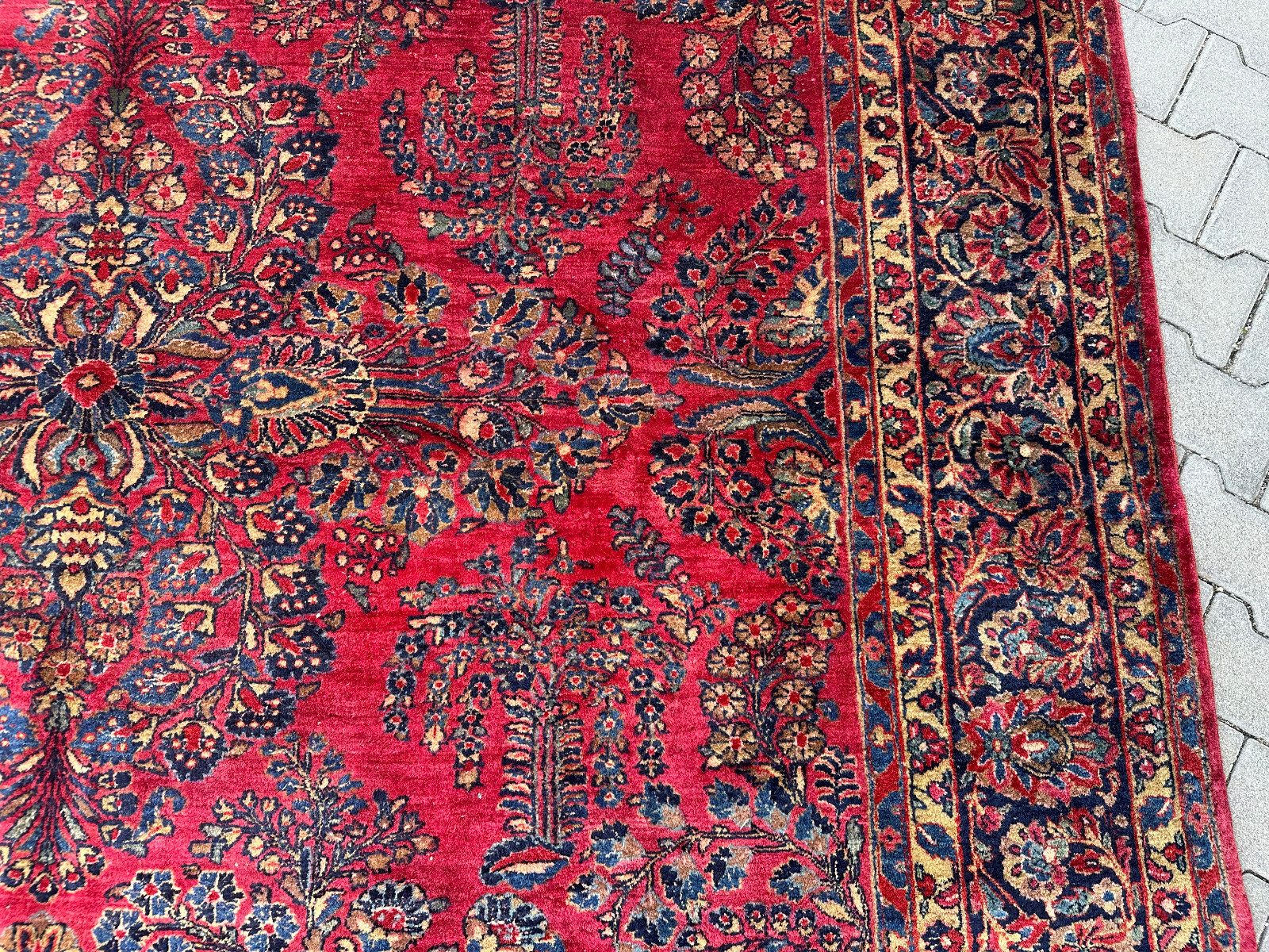 ANTIKER PERSER SARUK ORIENTTEPPICH AUS WOLLE TEPPICH 350x269cm – Bild 13