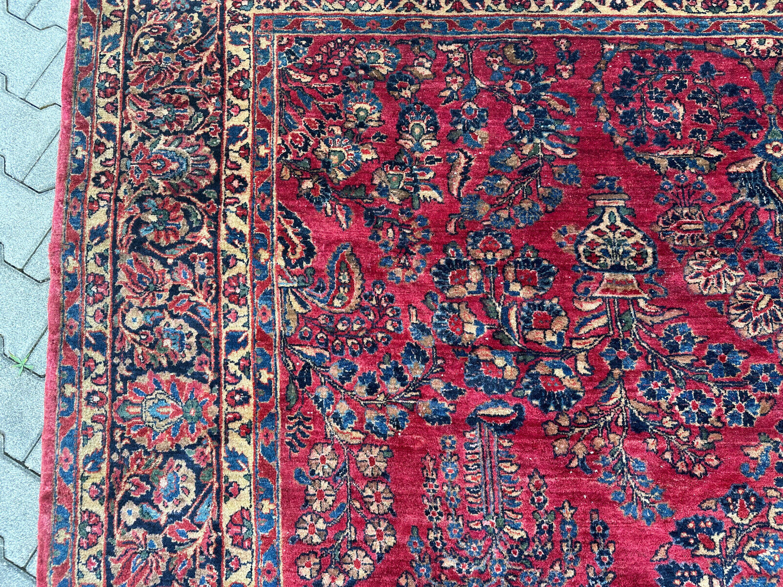 ANTIKER PERSER SARUK ORIENTTEPPICH AUS WOLLE TEPPICH 350x269cm – Bild 16