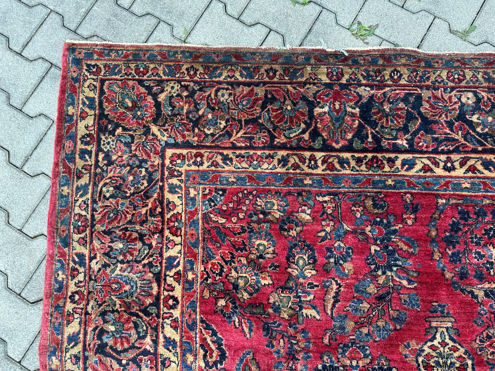 ANTIKER PERSER SARUK ORIENTTEPPICH AUS WOLLE TEPPICH 350x269cm – Bild 17