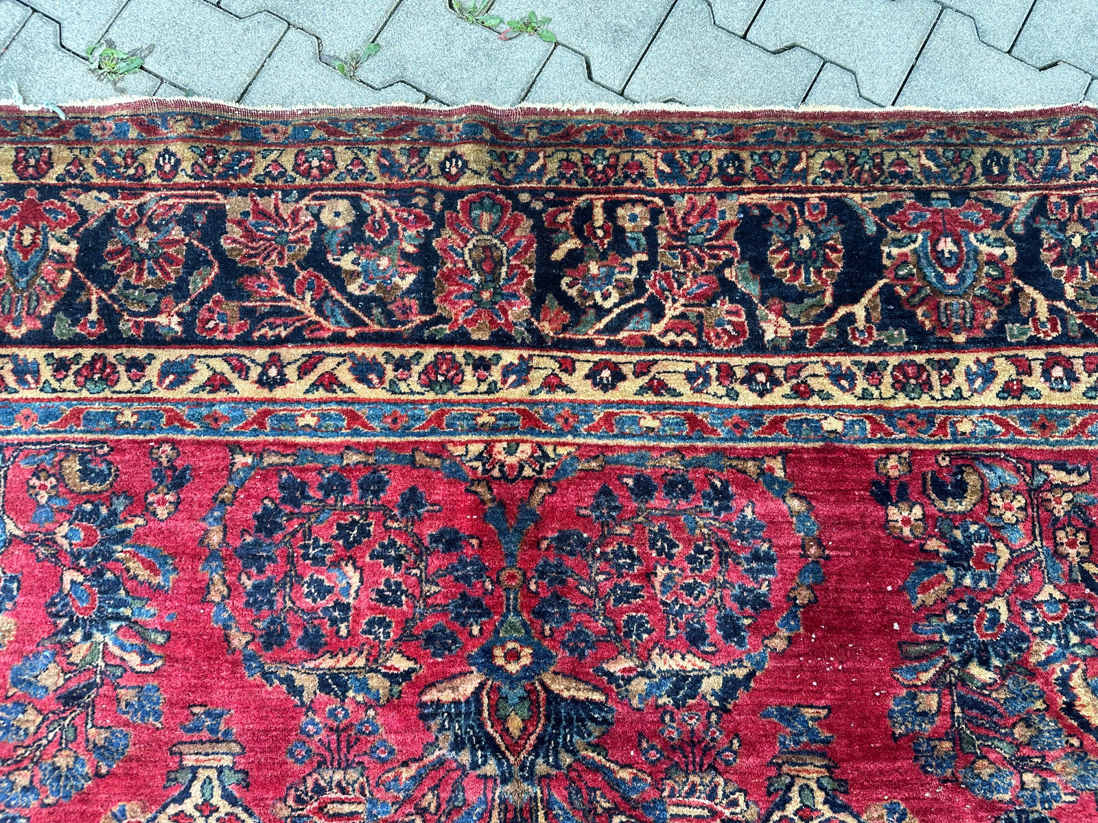 ANTIKER PERSER SARUK ORIENTTEPPICH AUS WOLLE TEPPICH 350x269cm – Bild 19