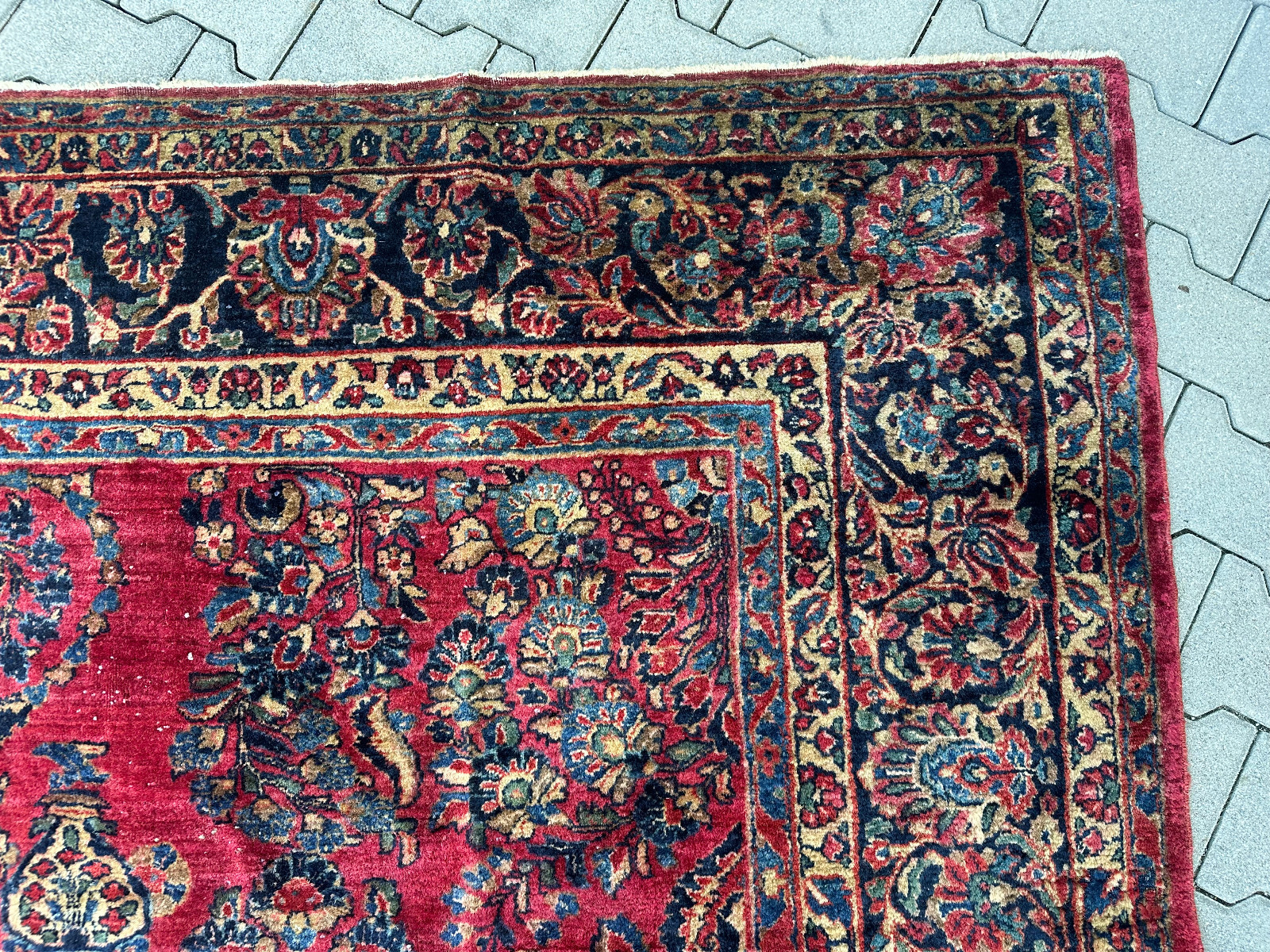 ANTIKER PERSER SARUK ORIENTTEPPICH AUS WOLLE TEPPICH 350x269cm – Bild 20