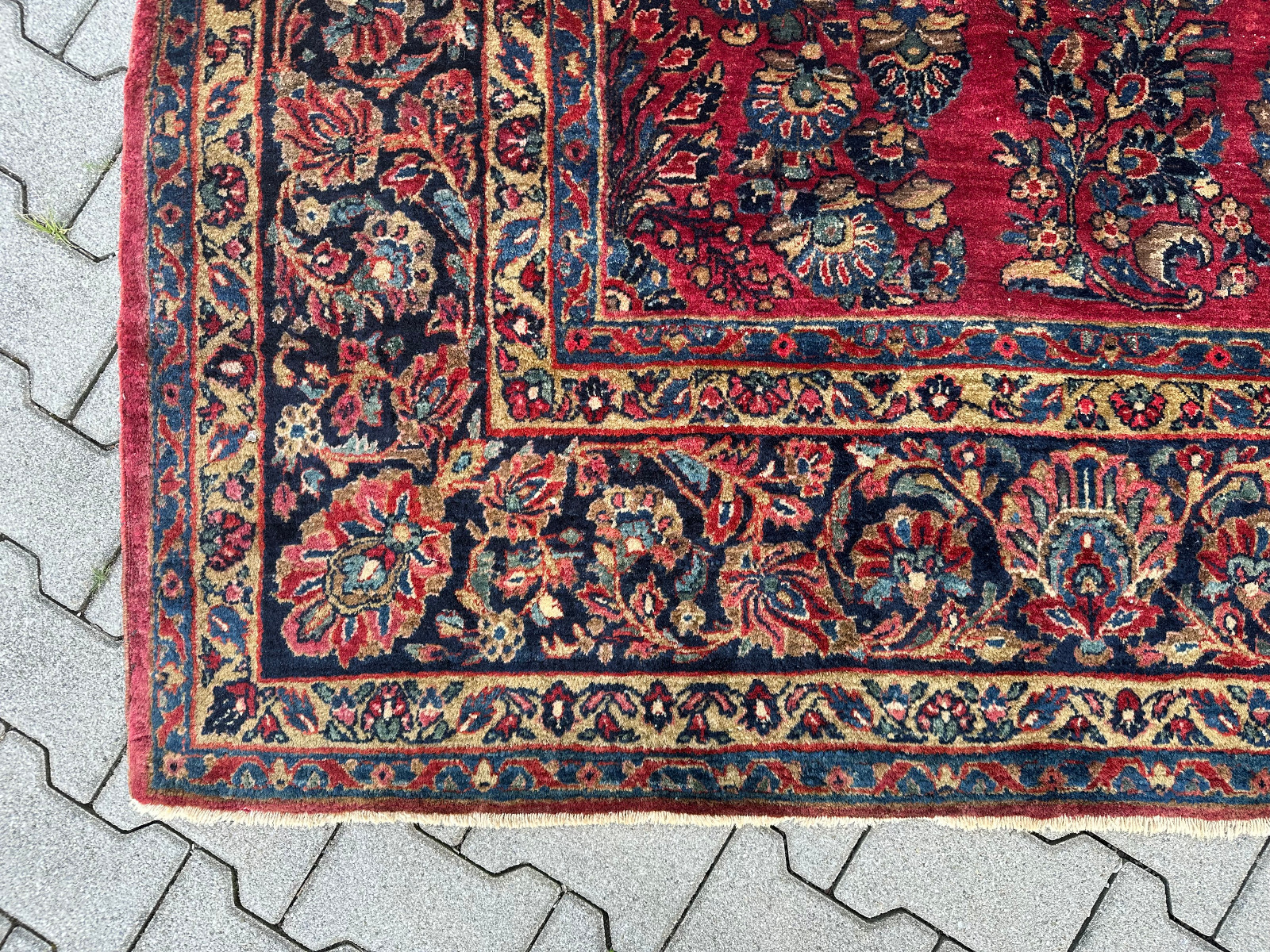 ANTIKER PERSER SARUK ORIENTTEPPICH AUS WOLLE TEPPICH 350x269cm – Bild 4