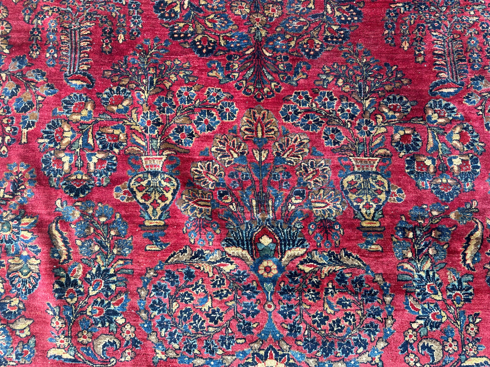 ANTIKER PERSER SARUK ORIENTTEPPICH AUS WOLLE TEPPICH 350x269cm – Bild 9