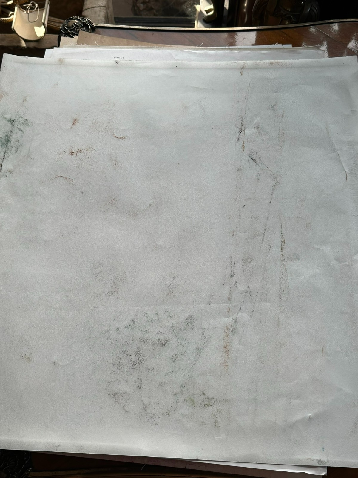 HANS SCHÜTZ GROSSES AQUARELL AUF PAPIER SIGNIERT MENSCHEN AM MARKT – Bild 11