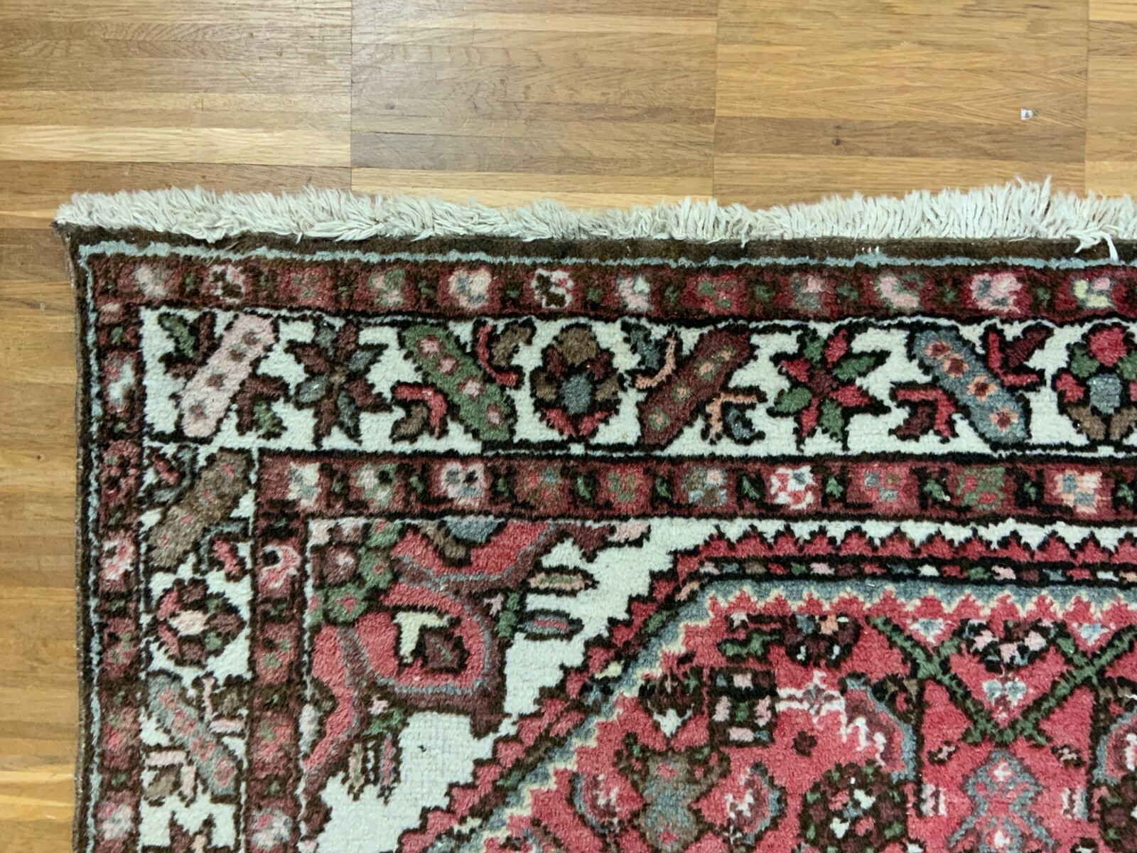 ORIENTTEPPICH HANDGEKNÜPFT TEPPICH AUS WOLLE 164x109cm FLORALES DESIGN – Bild 4