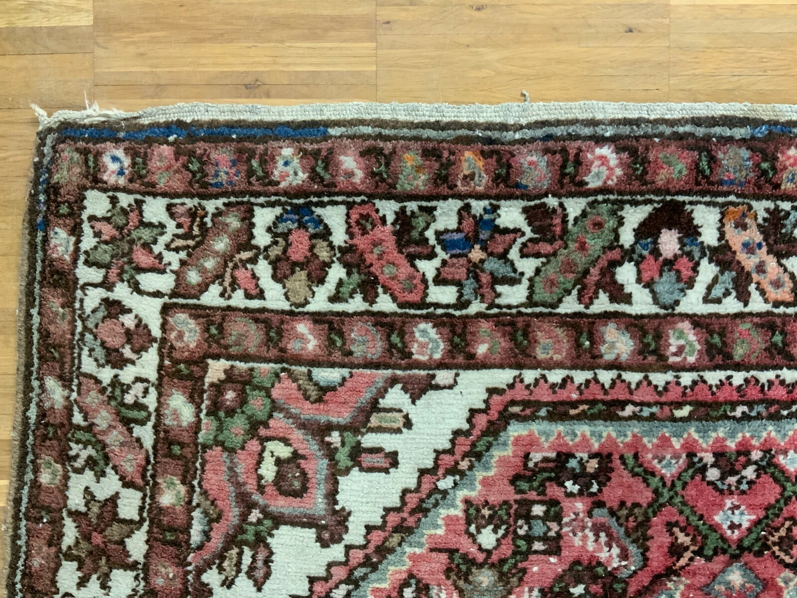 ORIENTTEPPICH HANDGEKNÜPFT TEPPICH AUS WOLLE 164x109cm FLORALES DESIGN – Bild 6