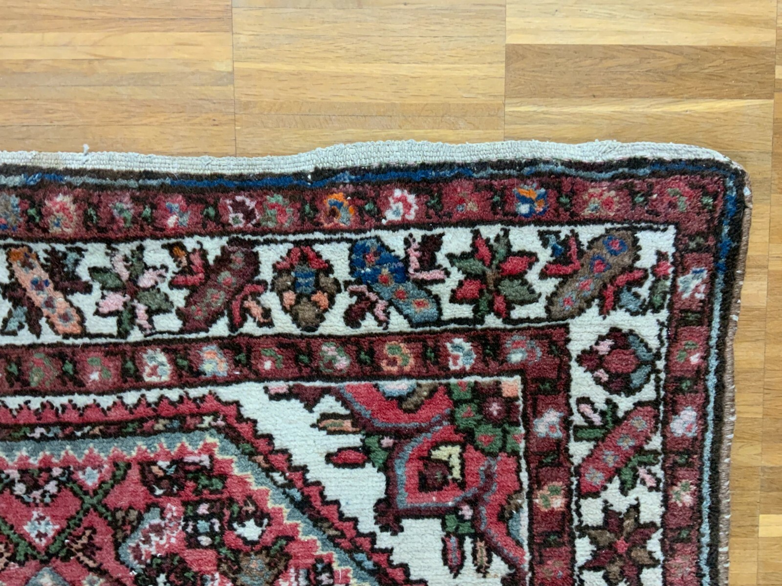 ORIENTTEPPICH HANDGEKNÜPFT TEPPICH AUS WOLLE 164x109cm FLORALES DESIGN – Bild 7