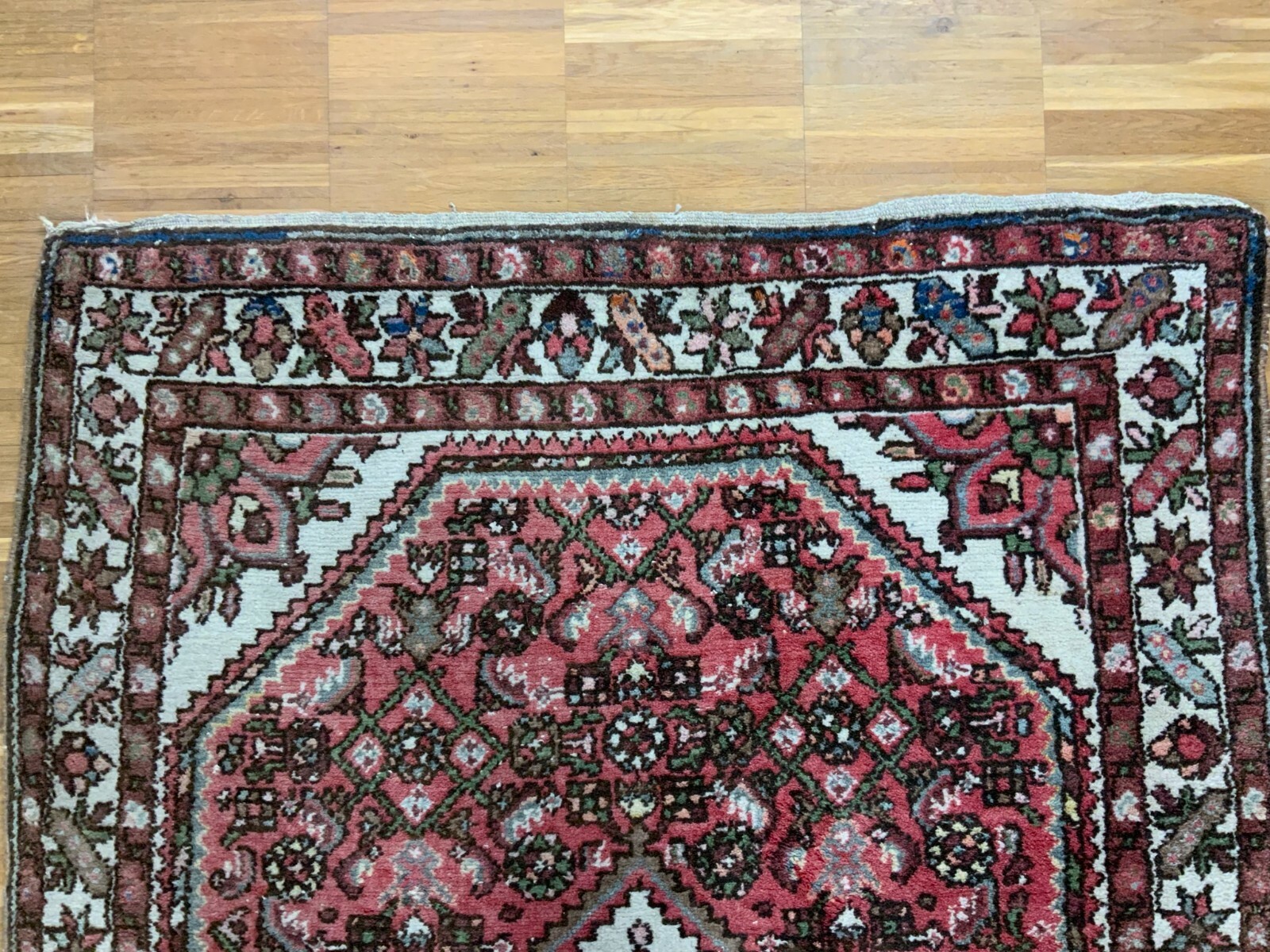 ORIENTTEPPICH HANDGEKNÜPFT TEPPICH AUS WOLLE 164x109cm FLORALES DESIGN – Bild 8