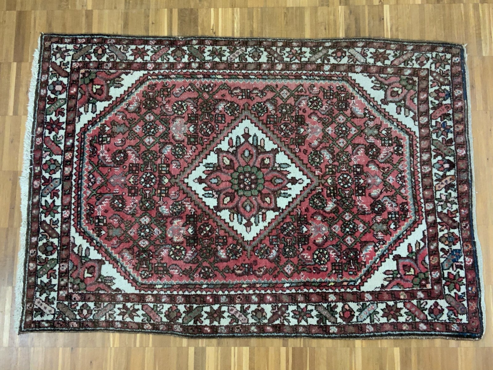 ORIENTTEPPICH HANDGEKNÜPFT TEPPICH AUS WOLLE 164x109cm FLORALES DESIGN