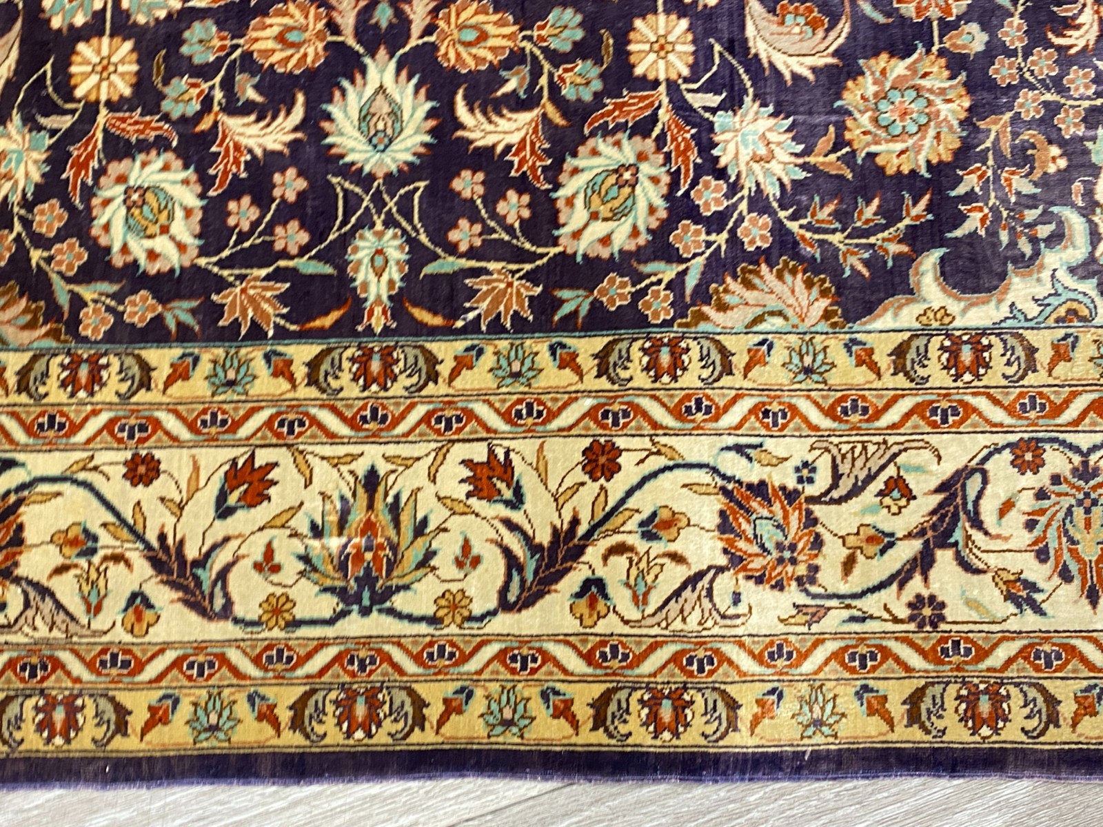 ISFAHAN TEPPICH SEIDETEPPICH SEIDE 1.000.000 KNOTEN 163x93cm ORIENTTEPPICH – Bild 13