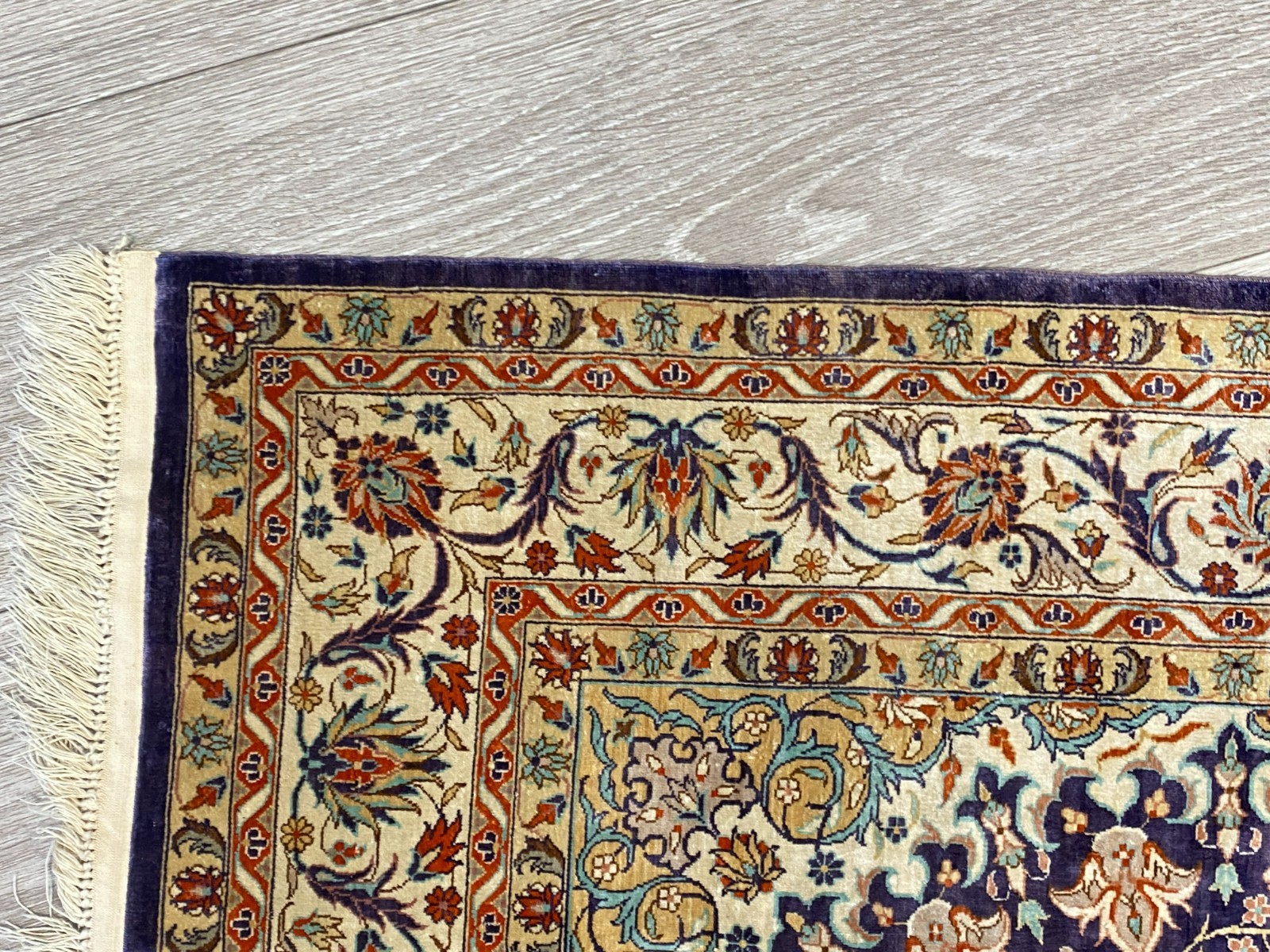 ISFAHAN TEPPICH SEIDETEPPICH SEIDE 1.000.000 KNOTEN 163x93cm ORIENTTEPPICH – Bild 20