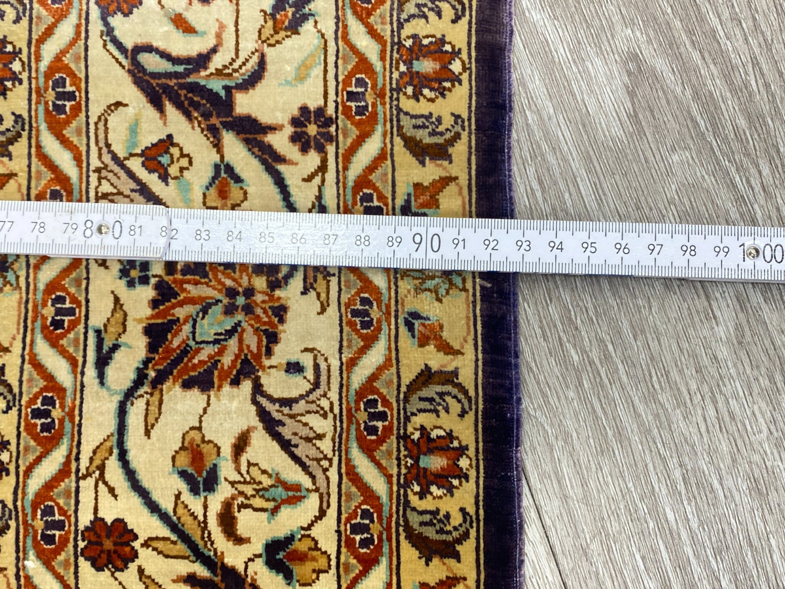 ISFAHAN TEPPICH SEIDETEPPICH SEIDE 1.000.000 KNOTEN 163x93cm ORIENTTEPPICH – Bild 21