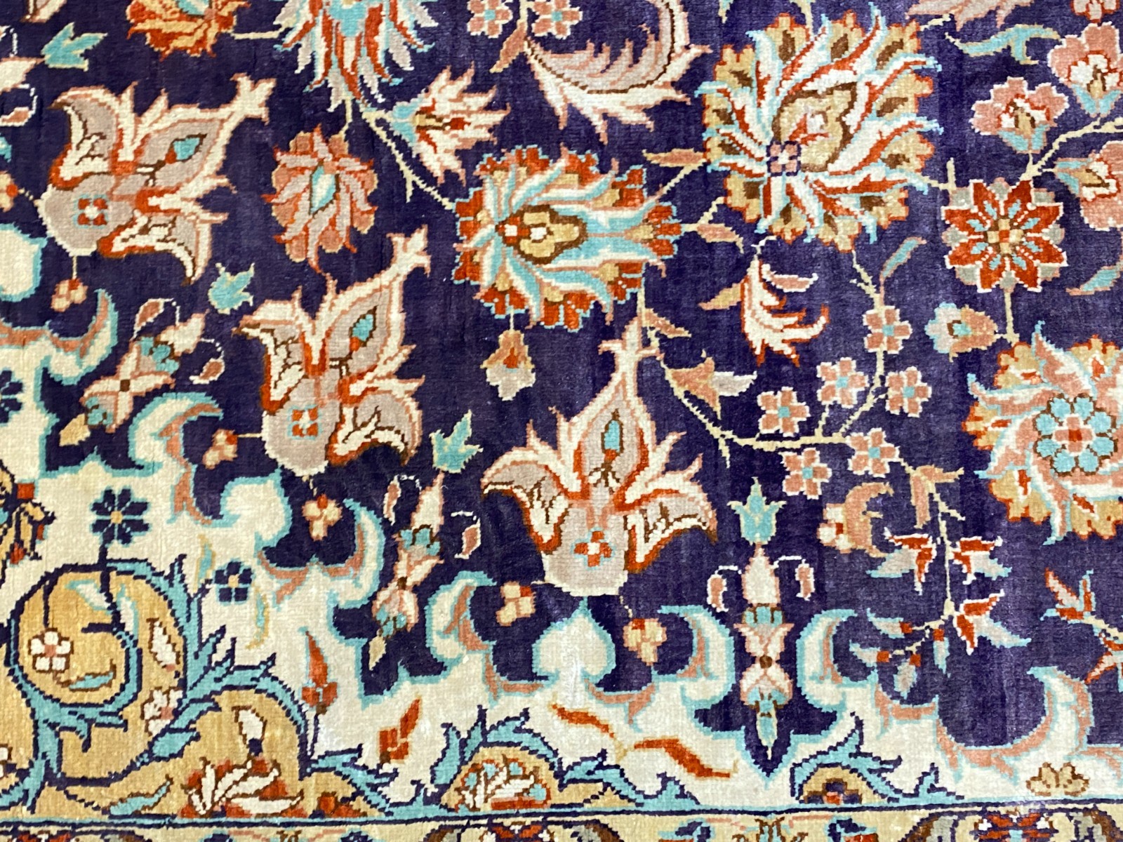 ISFAHAN TEPPICH SEIDETEPPICH SEIDE 1.000.000 KNOTEN 163x93cm ORIENTTEPPICH – Bild 6