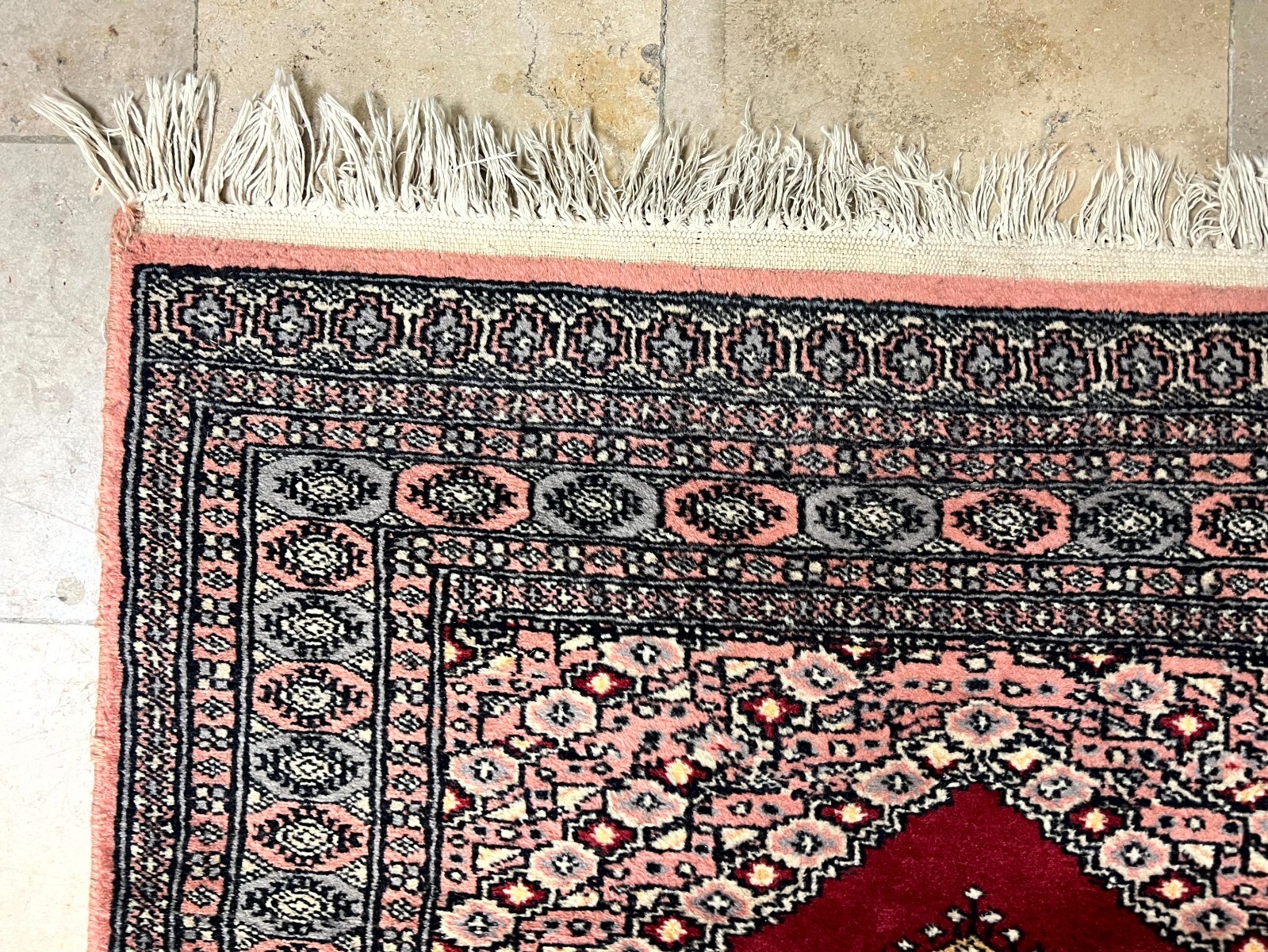 ALTER ORIENTTEPPICH MEDAILLONTEPPICH TEPPICH AUS WOLLE HANDGEKNÜPFT 173x95cm – Bild 14