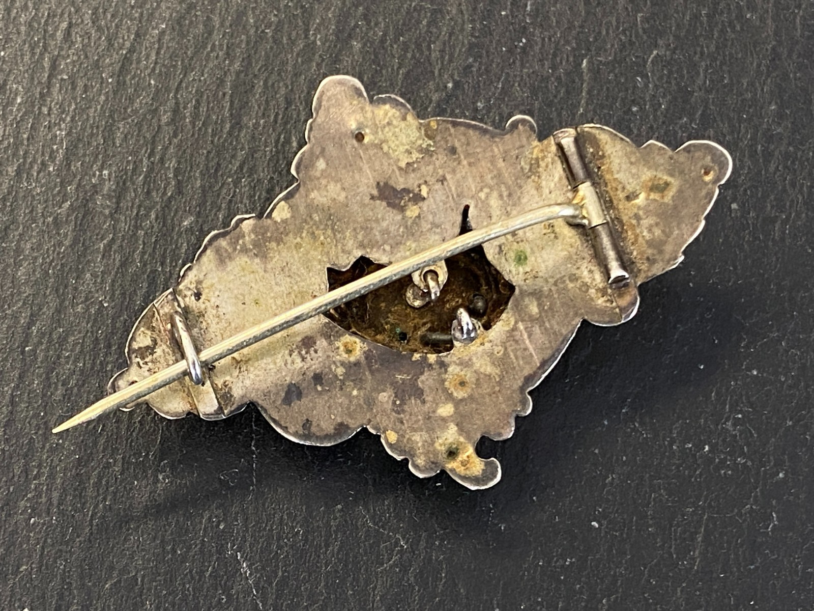 ANTIKE BROSCHE 19 TES JHDT 12K GOLD MIT KARNEOL / KORALLE – Bild 12