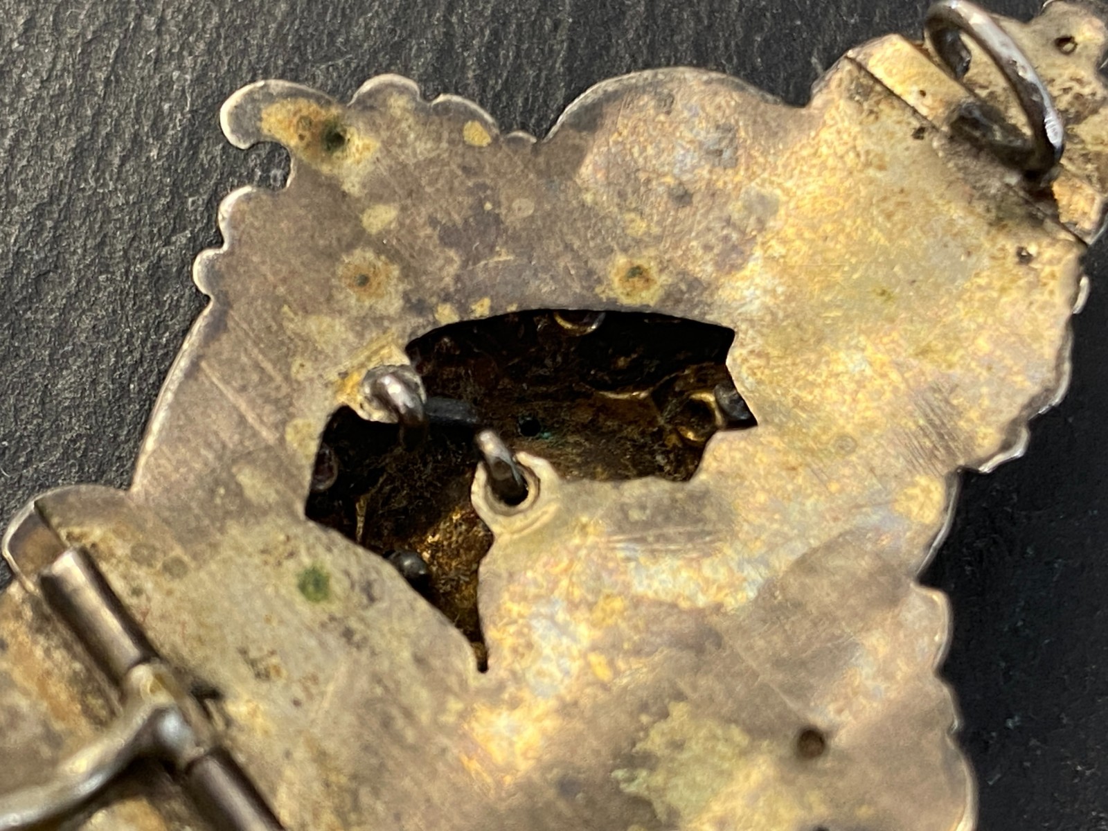 ANTIKE BROSCHE 19 TES JHDT 12K GOLD MIT KARNEOL / KORALLE – Bild 17