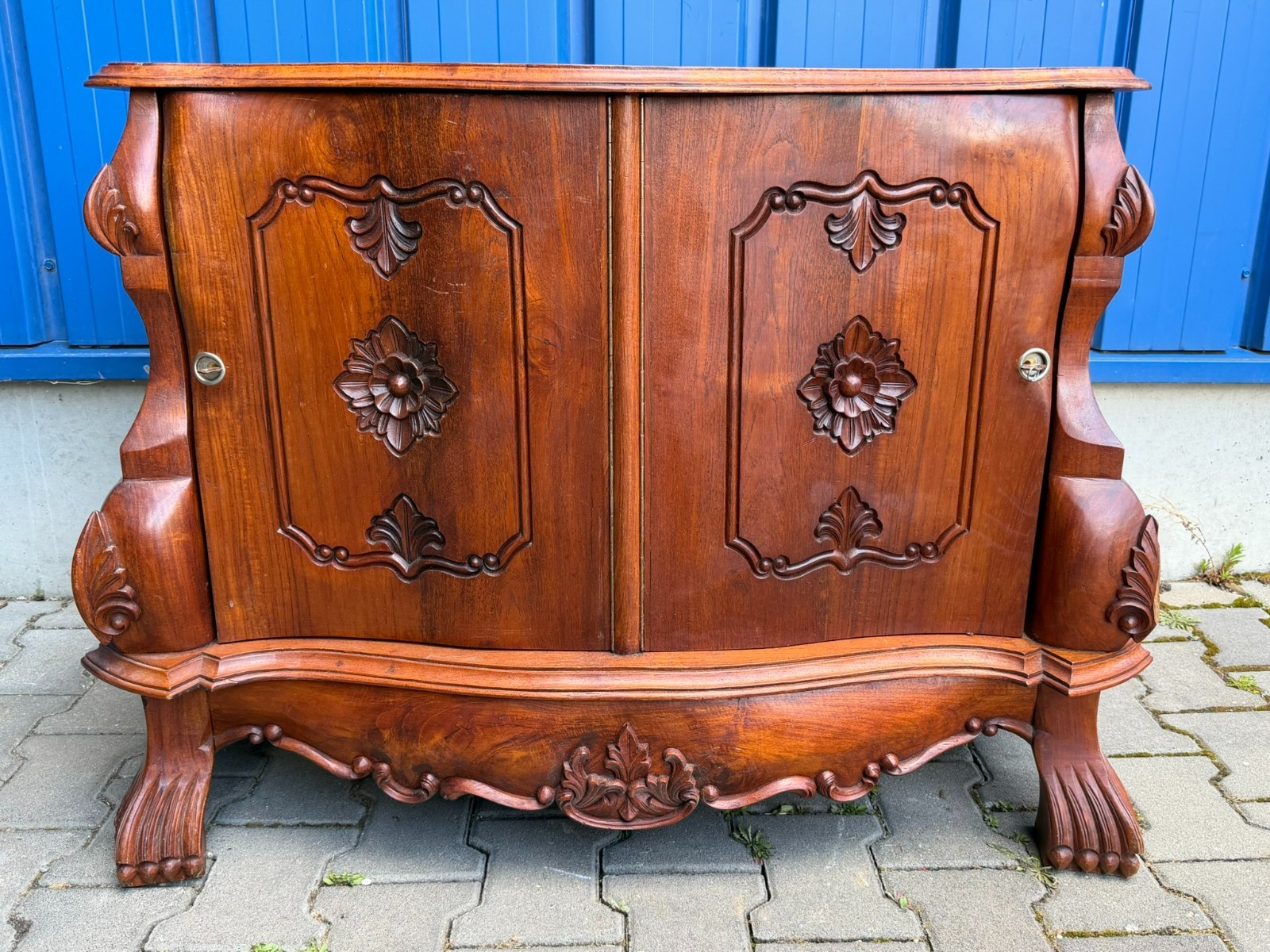 VINTAGE KOMMODE AUS TEAKHOLZ KOLONIAL MÖBEL