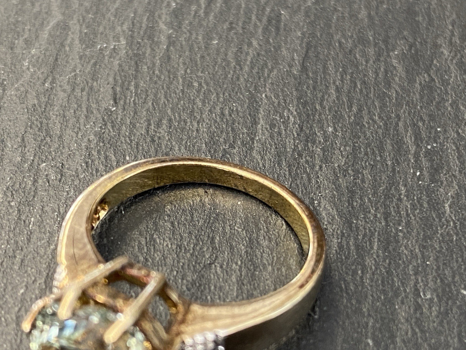 SOLITÄR DAMENRING RING STERLING SILBER 925 PRASIOLITH STERNEN SCHLIFF GR. 53 – Bild 7