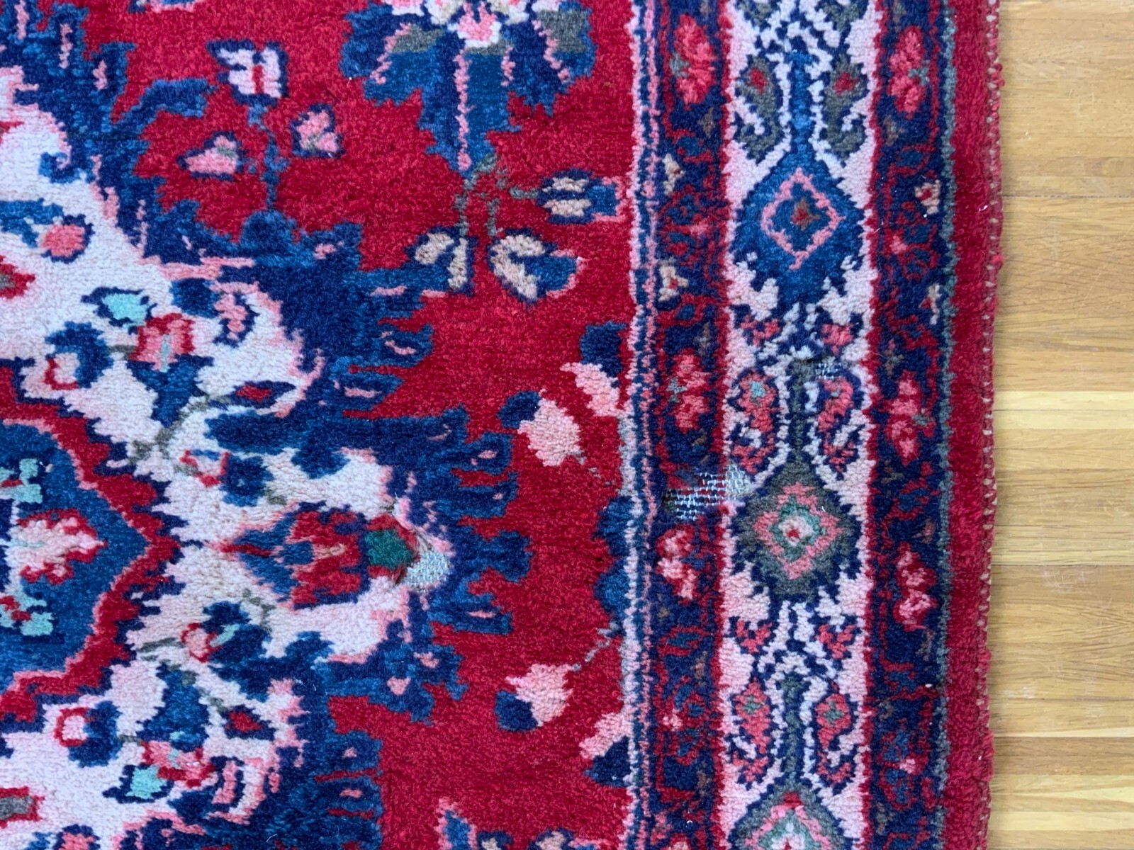 ORIENTTEPPICH HANDGEKNÜPFT PERSER AUS WOLLE 309x112cm FLORALE GESTALTUNG – Bild 12