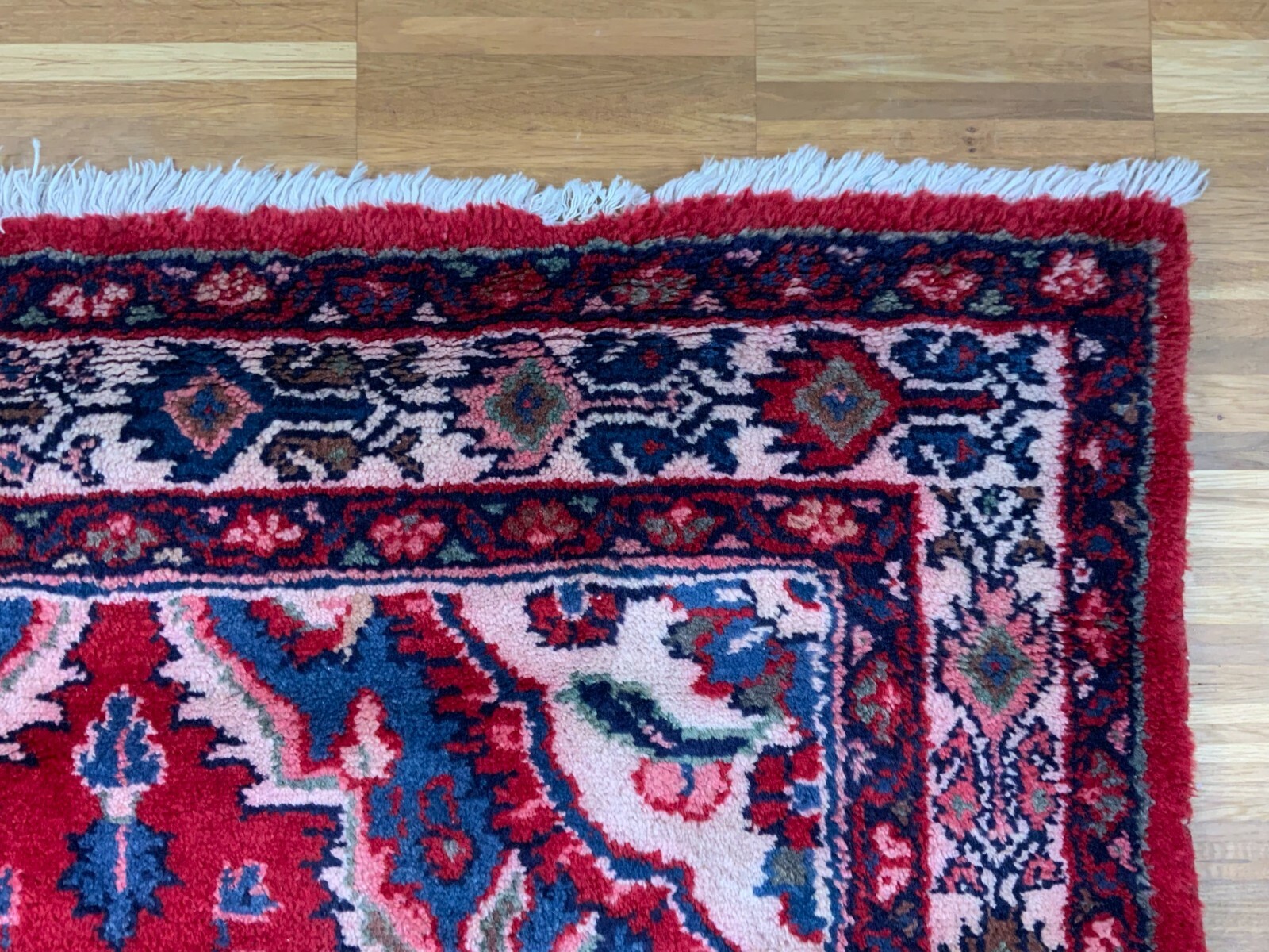 ORIENTTEPPICH HANDGEKNÜPFT PERSER AUS WOLLE 309x112cm FLORALE GESTALTUNG – Bild 4