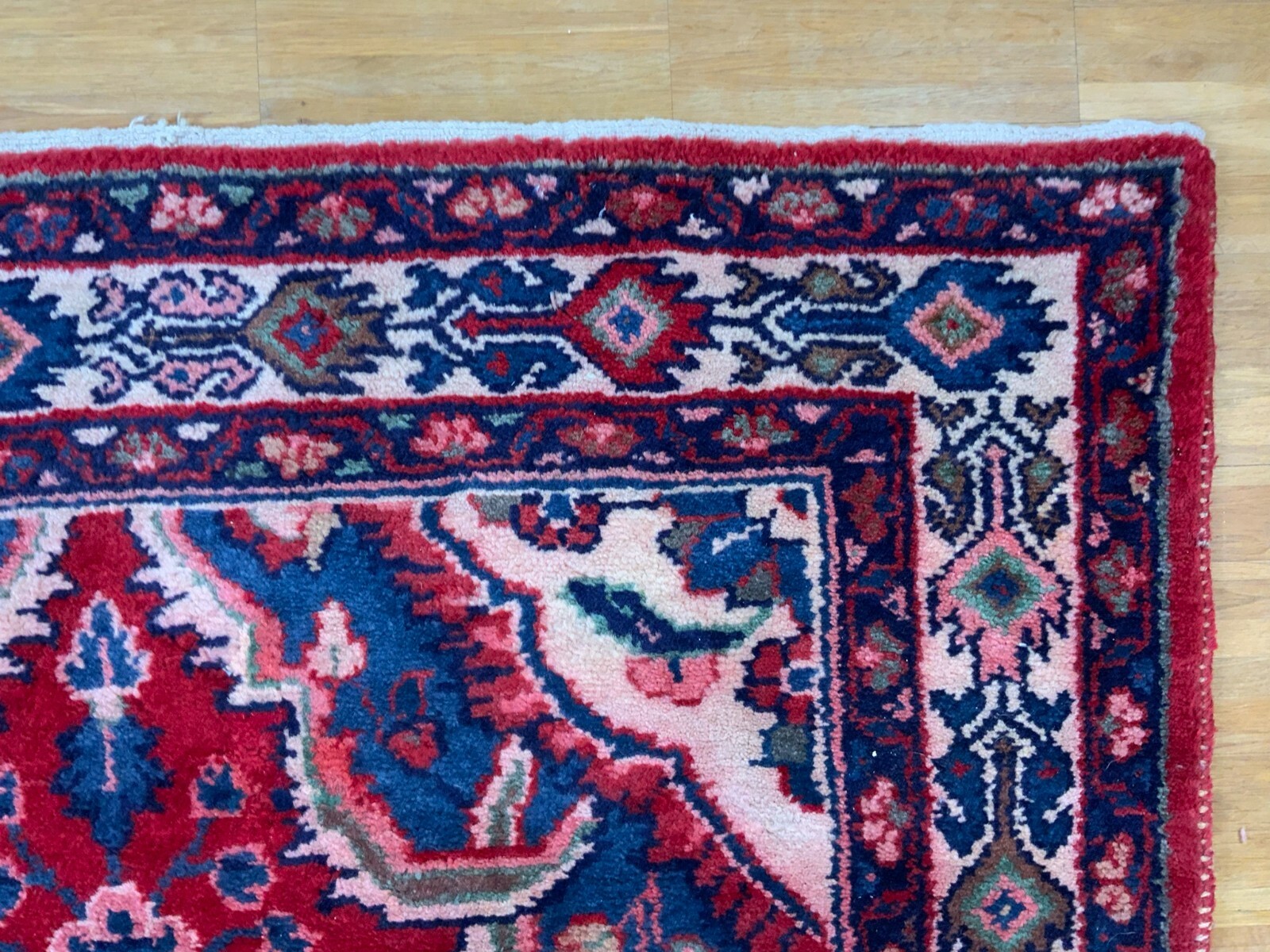ORIENTTEPPICH HANDGEKNÜPFT PERSER AUS WOLLE 309x112cm FLORALE GESTALTUNG – Bild 6