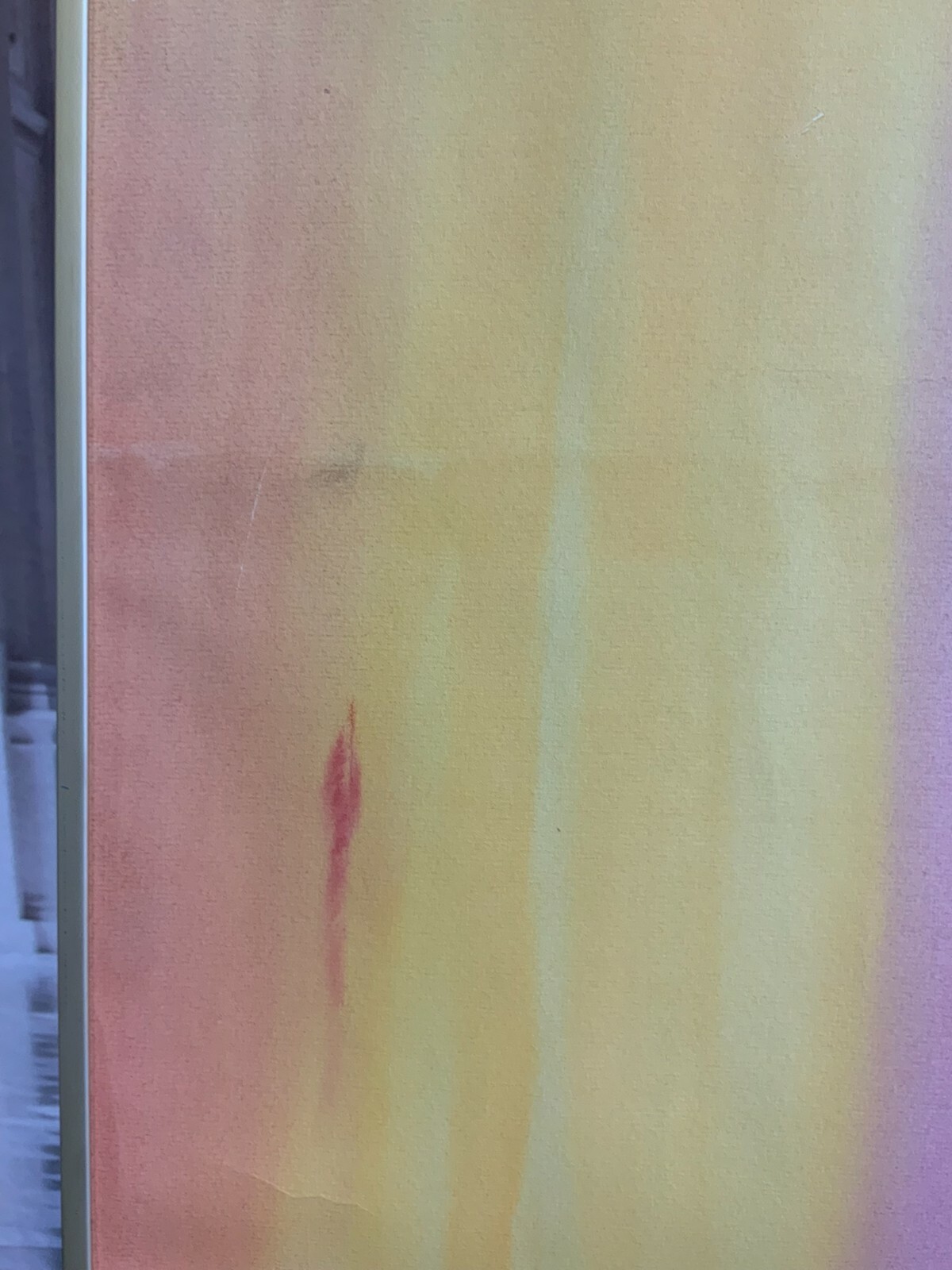 AQUARELL ABSTRAKTE KOMPOSITION GEMÄLDE GROSSFORMAT 71x101cm VON ANATOLI KMARA – Bild 5