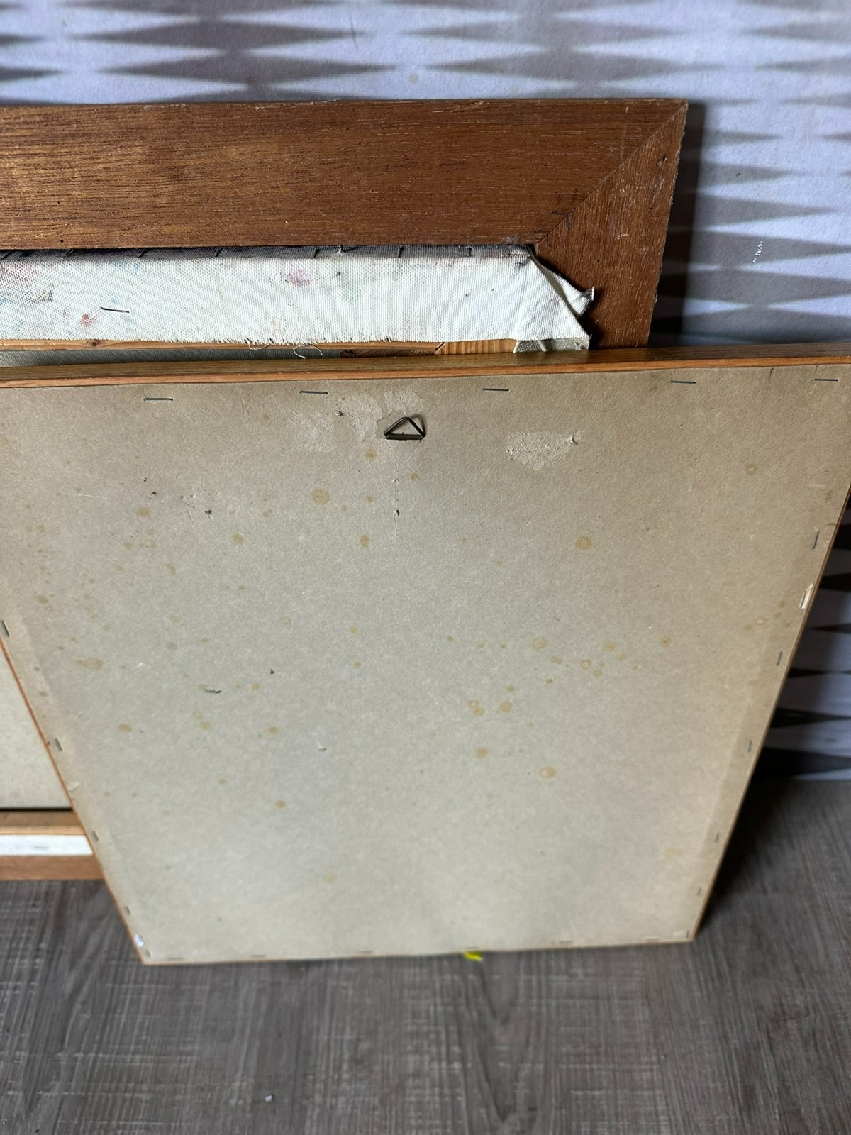 INDONESISCHE MALEREI AUF STOFF SEHR GUT GERAHMT FABELWESEN GOTTHEIT – Bild 12