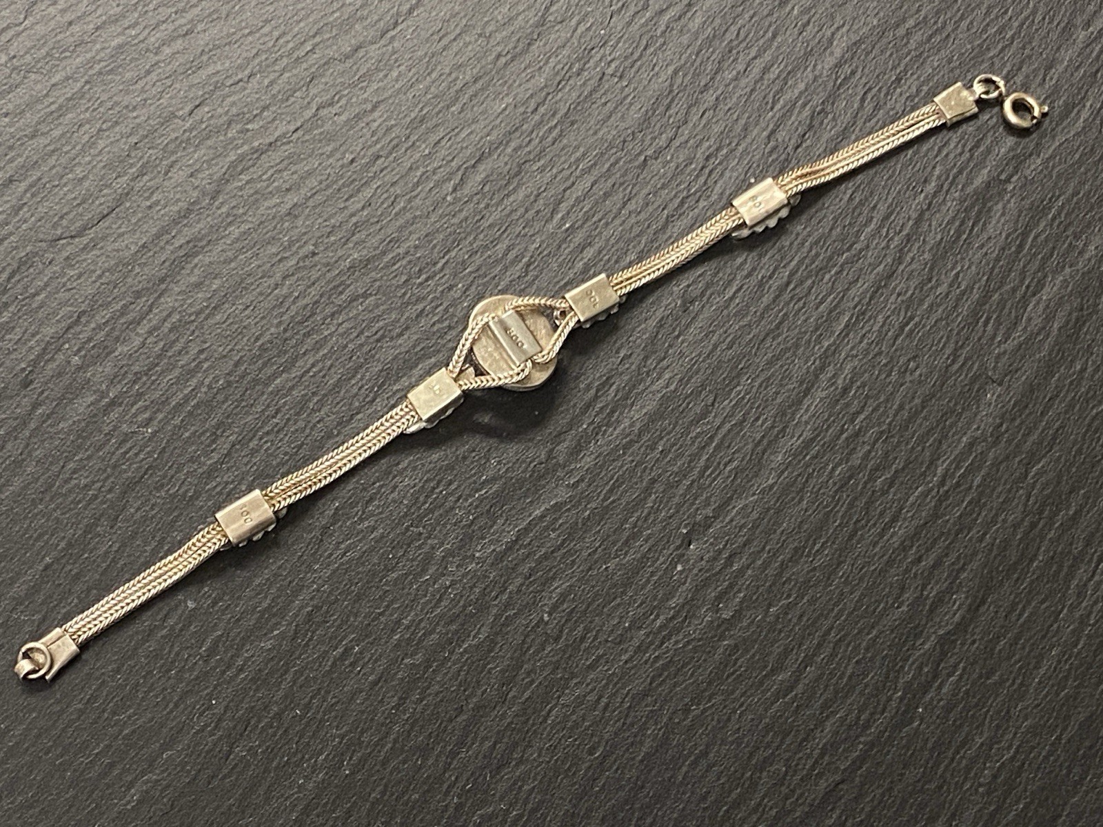 ARMBAND AUS 800 SILBER MIT MALACHIT CABOCHON UND EMAILLE – Bild 11