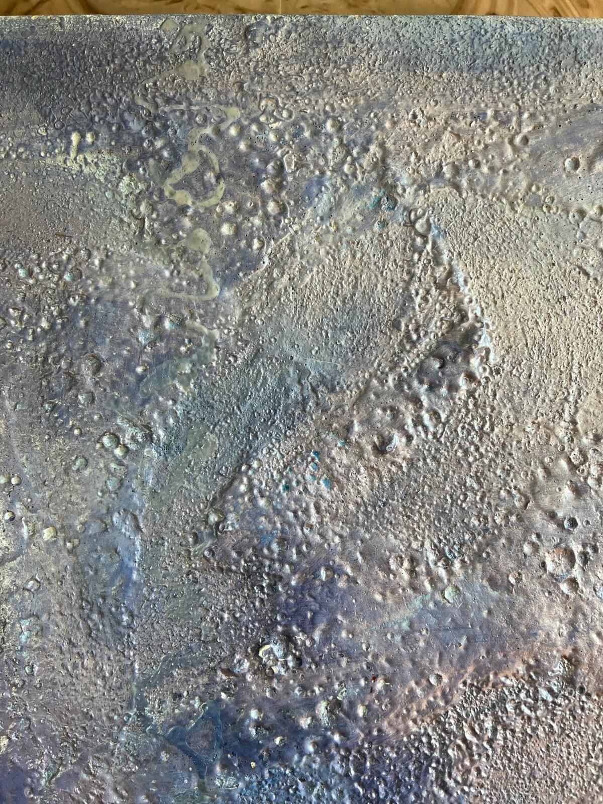 ACRYLGEMÄLDE MODERN GROSSES GEMÄLDE VON WALDEMAR KUFNER (1940-2016) 100x106cm – Bild 7