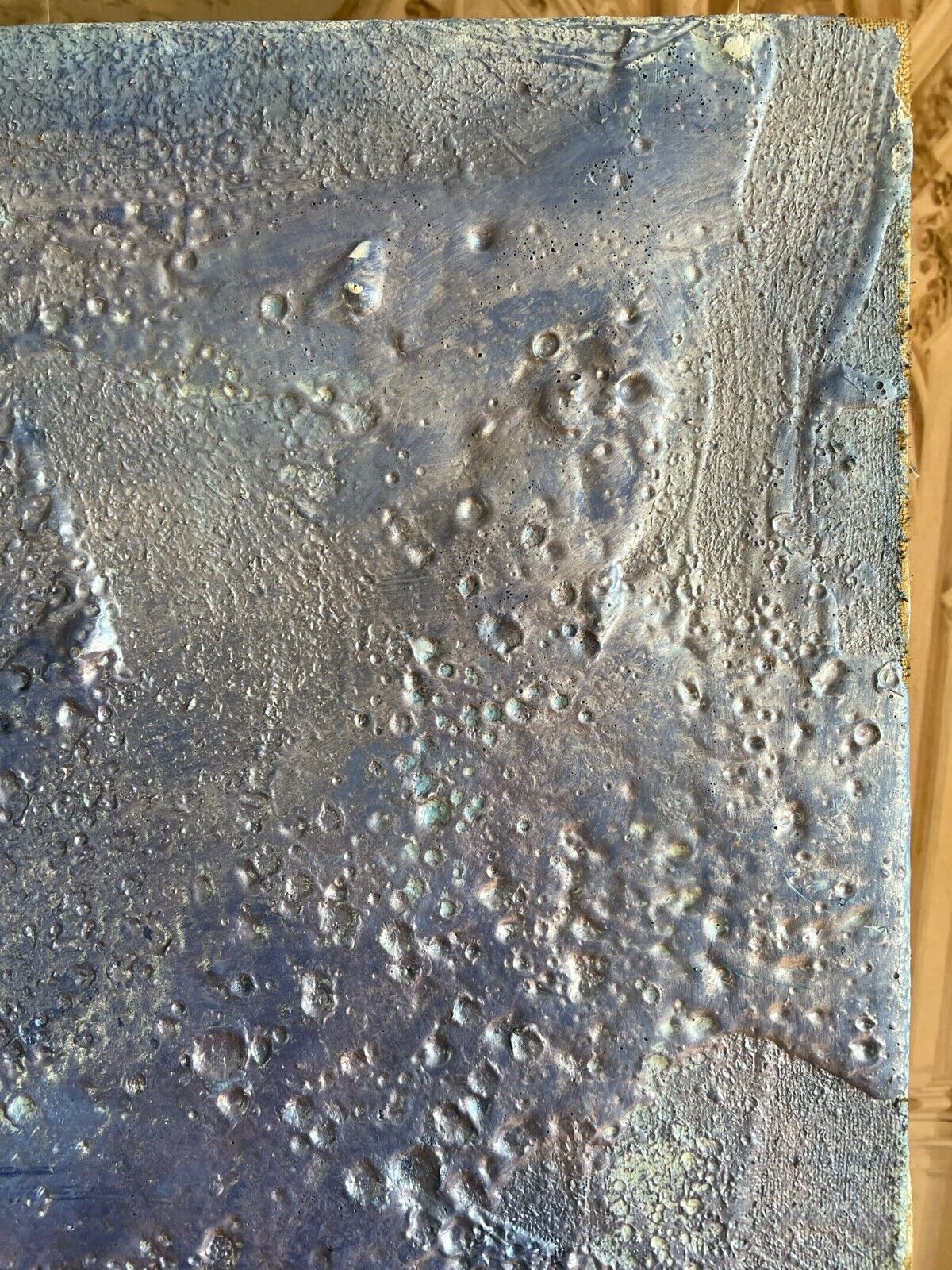 ACRYLGEMÄLDE MODERN GROSSES GEMÄLDE VON WALDEMAR KUFNER (1940-2016) 100x106cm – Bild 9
