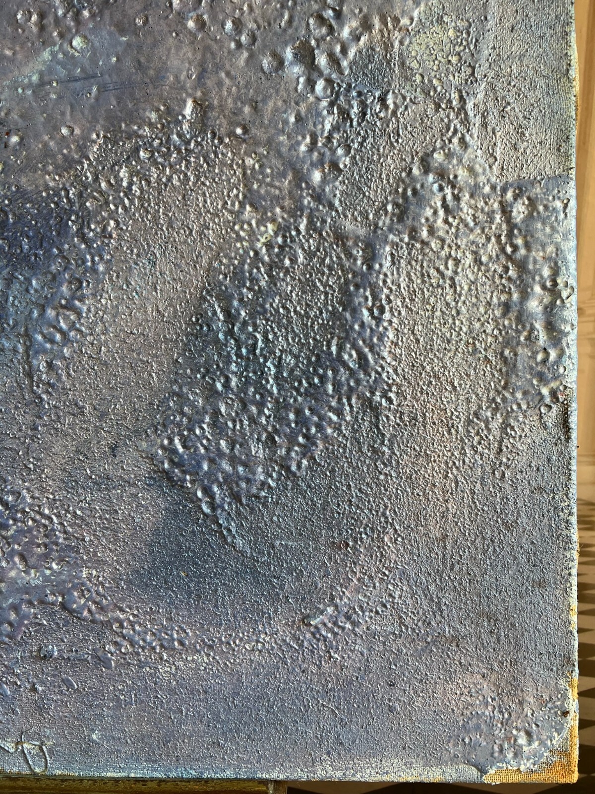 ACRYLGEMÄLDE MODERN GROSSES GEMÄLDE VON WALDEMAR KUFNER (1940-2016) 100x106cm – Bild 10