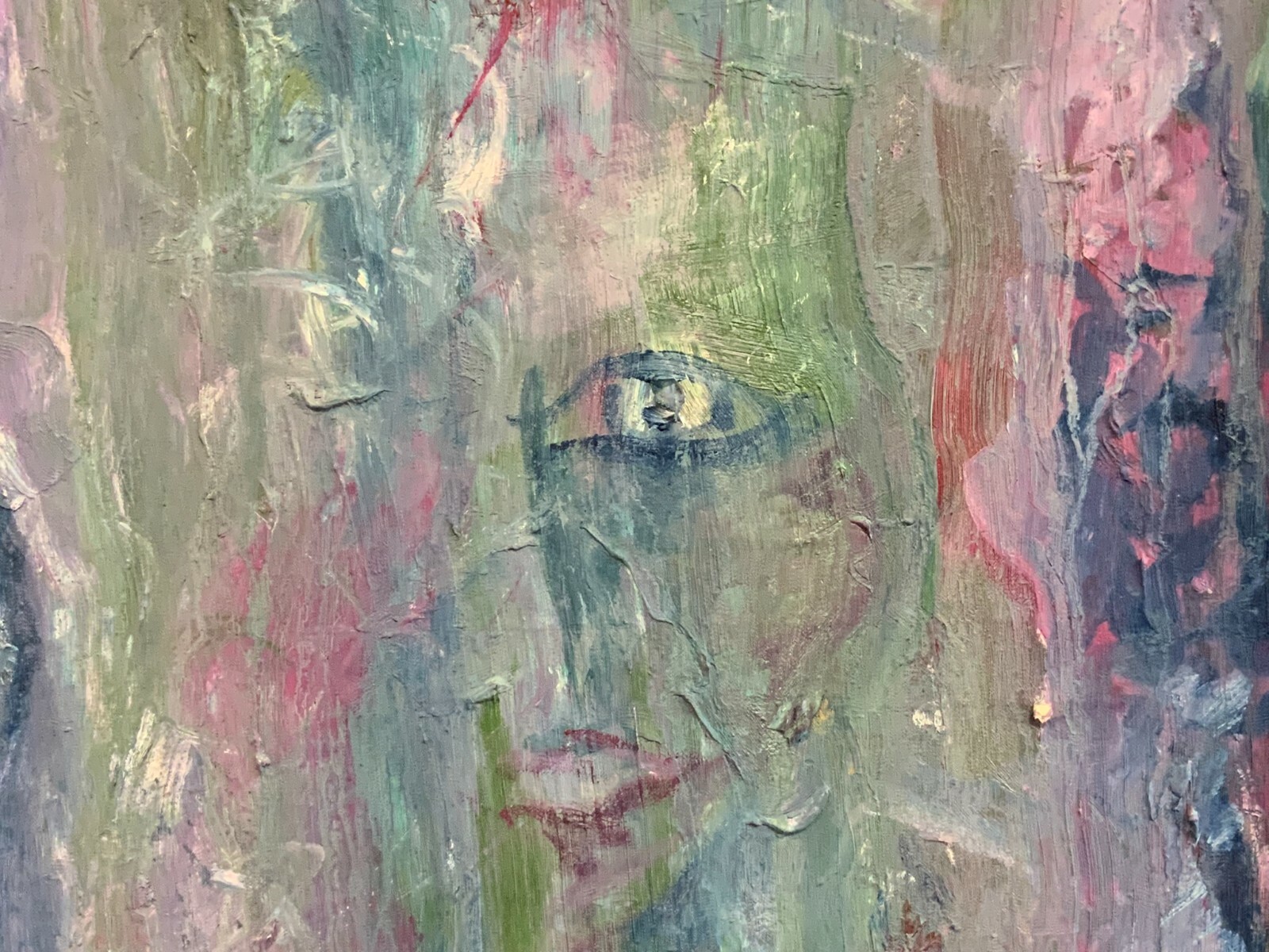 ACRYLGEMÄLDE ABSTRAKT GEMÄLDE GROSSFORMAT 100x100cm Waldemar KUFNER (1940-2016) – Bild 5