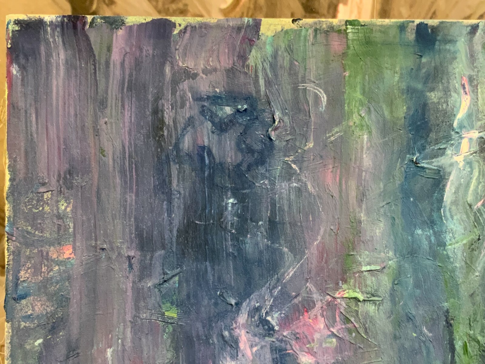 ACRYLGEMÄLDE ABSTRAKT GEMÄLDE GROSSFORMAT 100x100cm Waldemar KUFNER (1940-2016) – Bild 6