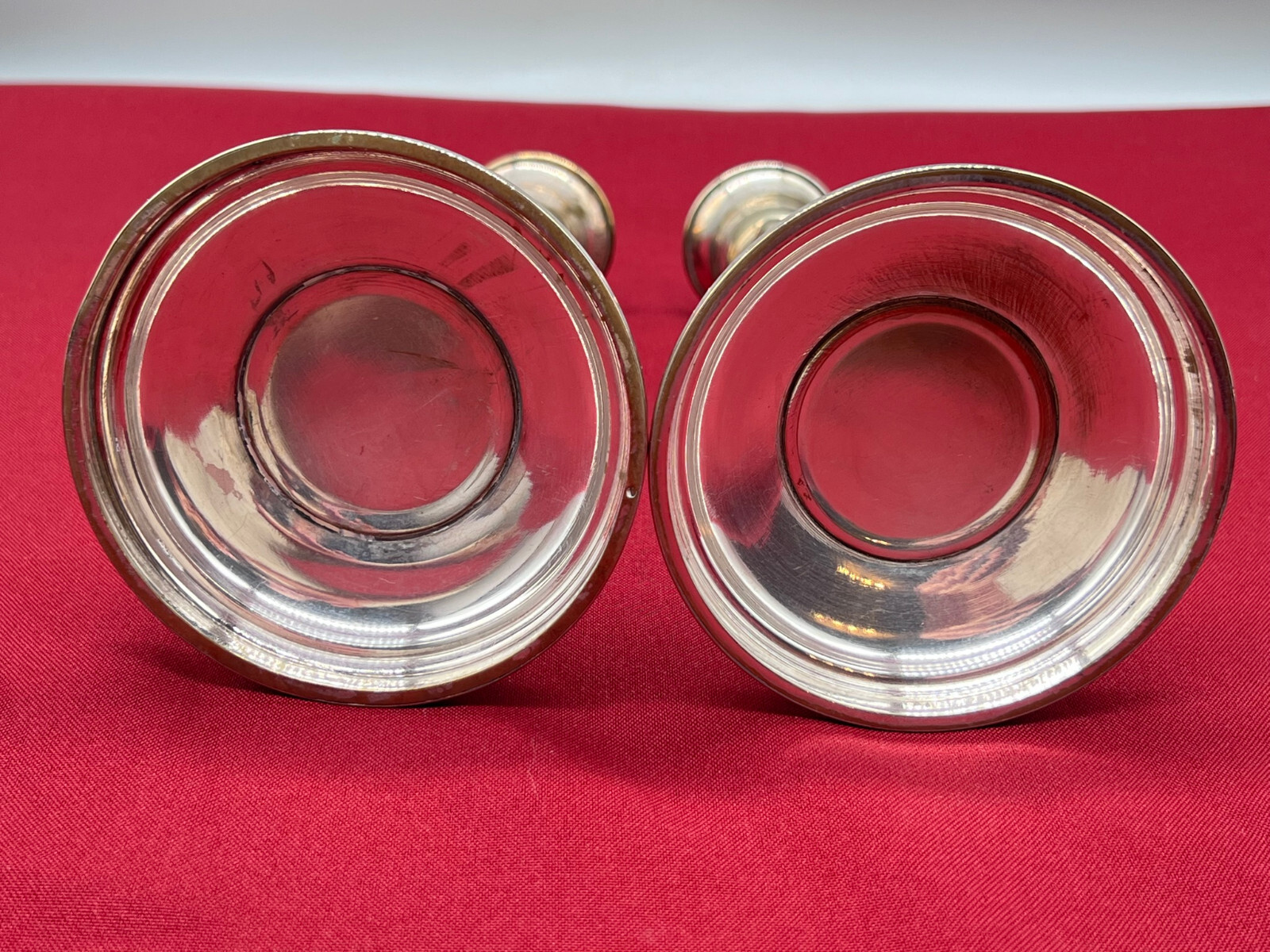 PAAR ANTIKE KERZENLEUCHTER VERSILBERT MANUFAKTUR EDWARD HARTMANN MÜNCHEN – Bild 18