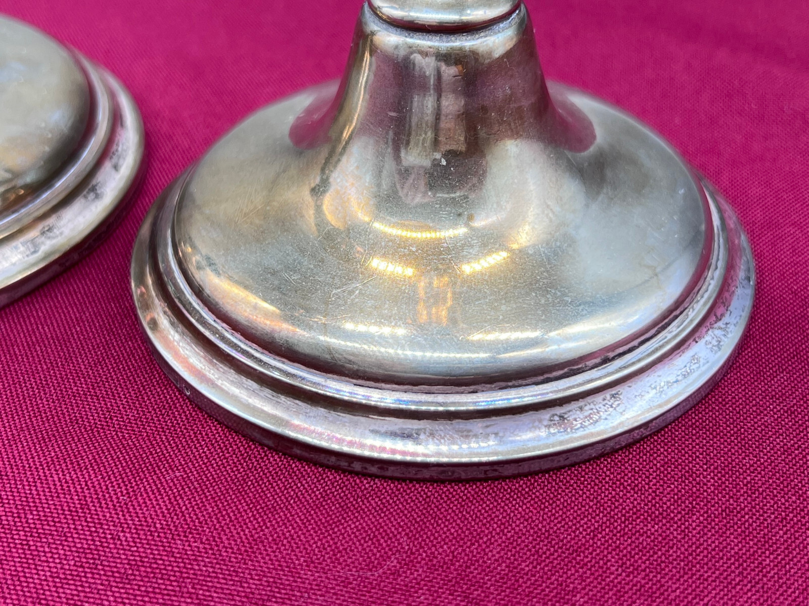 PAAR ANTIKE KERZENLEUCHTER VERSILBERT MANUFAKTUR EDWARD HARTMANN MÜNCHEN – Bild 10