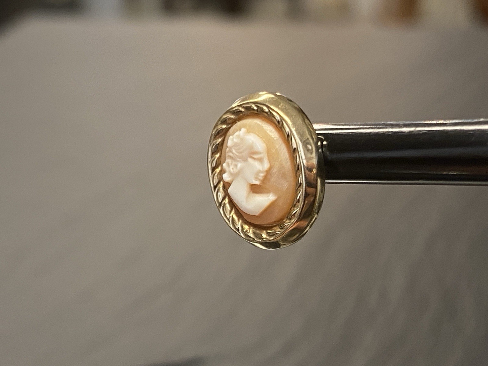 OHRSTECKER OHRRINGE KAMEE WOHL DOPPELBESCHICHTET – Bild 4