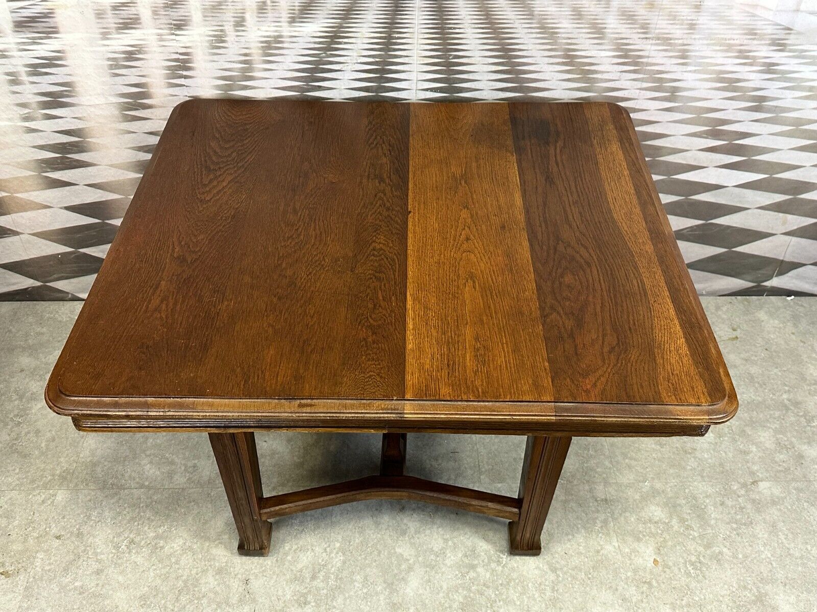 ANTIKER JUGENDSTIL TISCH BEISTELLTISCH UM 1900 AUS EICHE ENGLAND – Bild 3