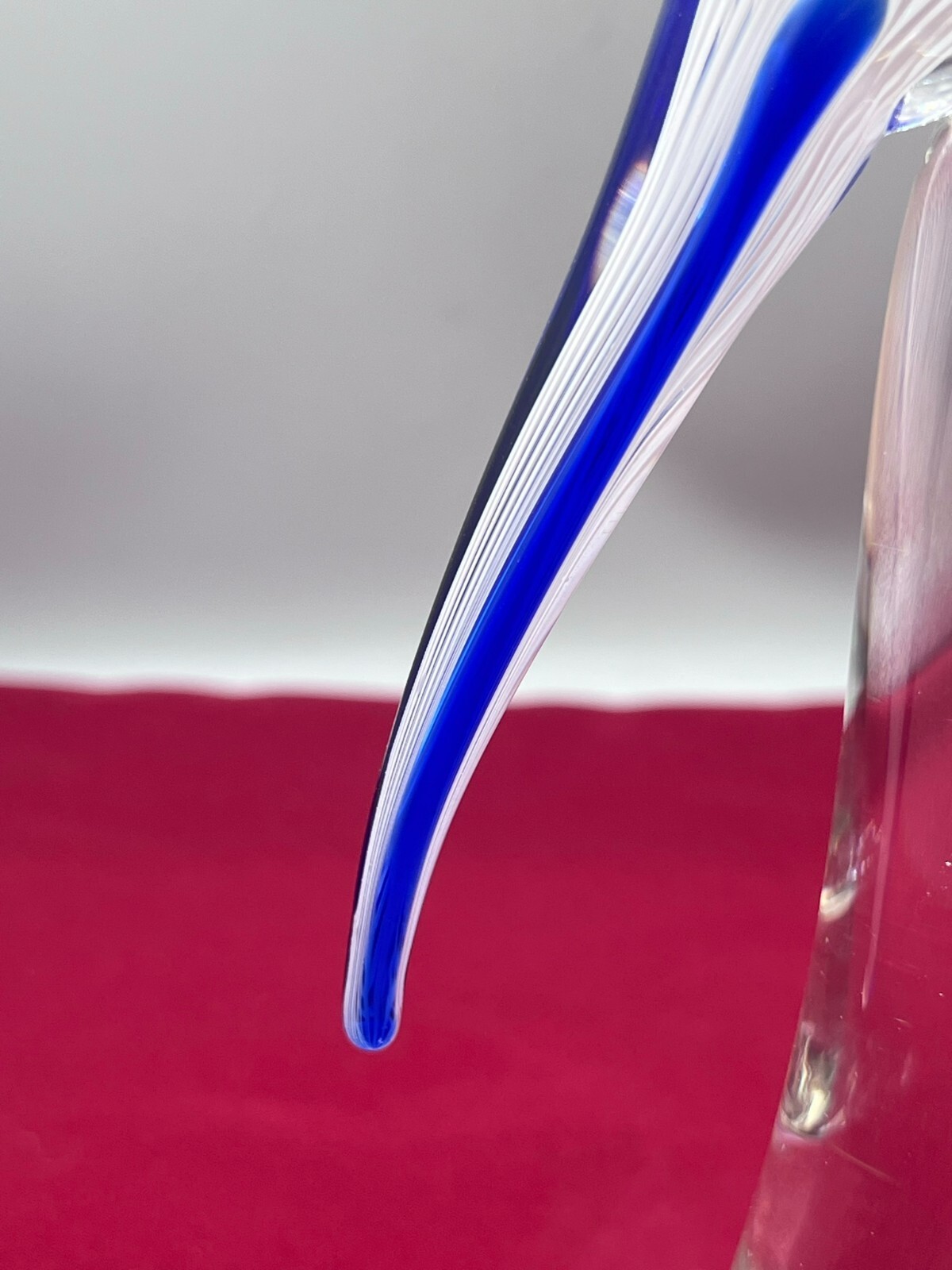 SEHR GROSSE FIGUR AUS GLAS 31cm PAPAGEI ARA SIGNIERT BOHUSLAV BERANEK 2002 – Bild 13