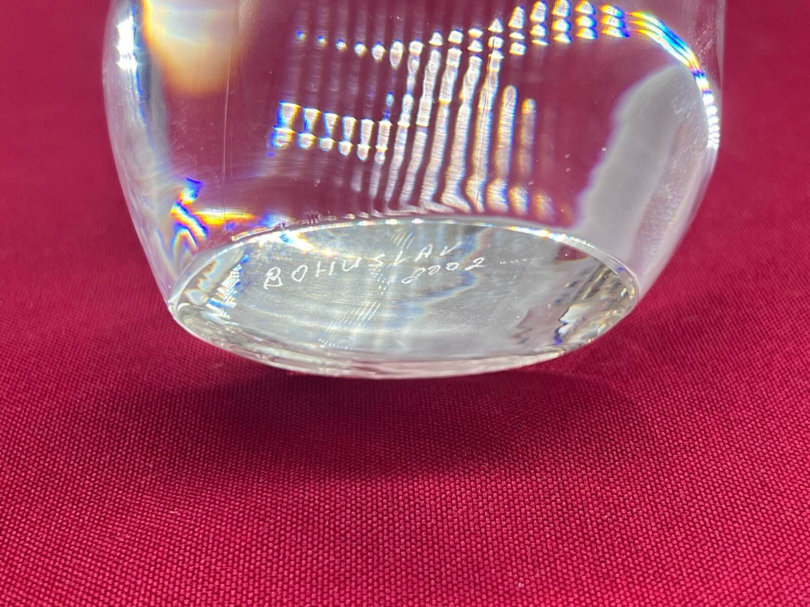 SEHR GROSSE FIGUR AUS GLAS 31cm PAPAGEI ARA SIGNIERT BOHUSLAV BERANEK 2002 – Bild 17