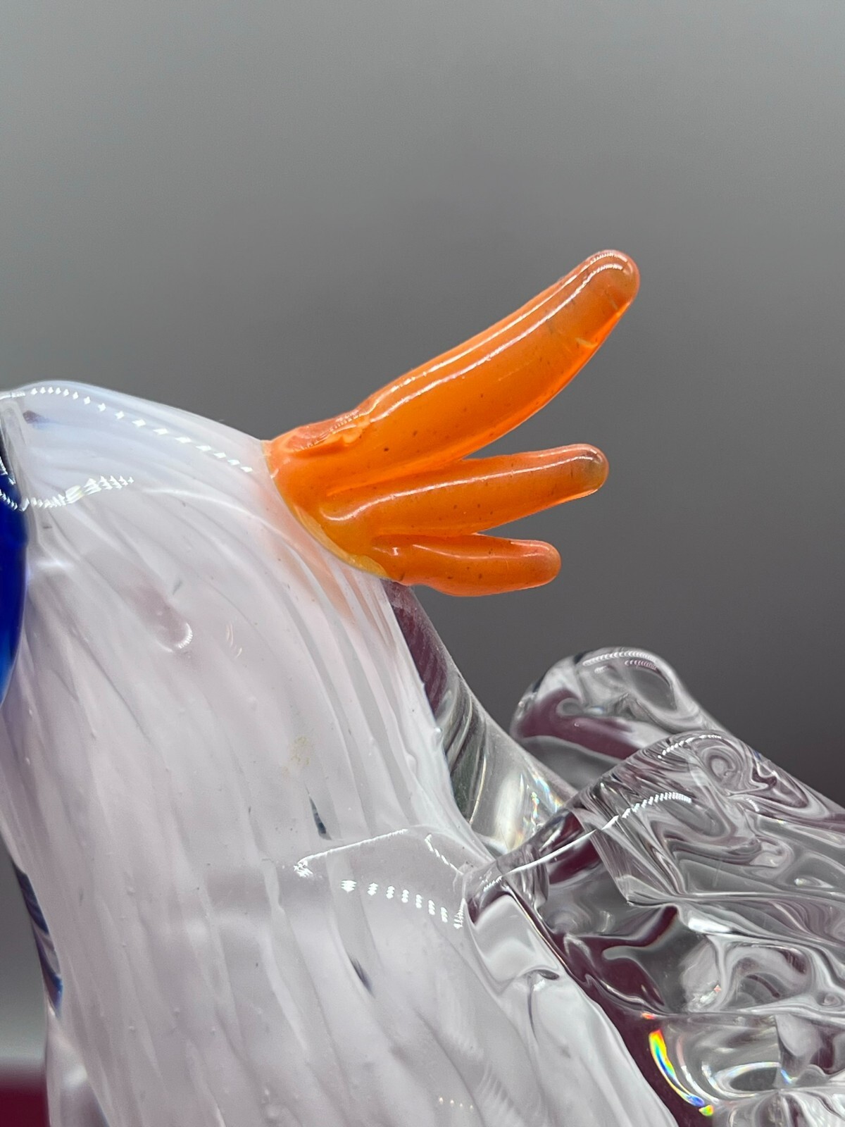 SEHR GROSSE FIGUR AUS GLAS 31cm PAPAGEI ARA SIGNIERT BOHUSLAV BERANEK 2002 – Bild 10